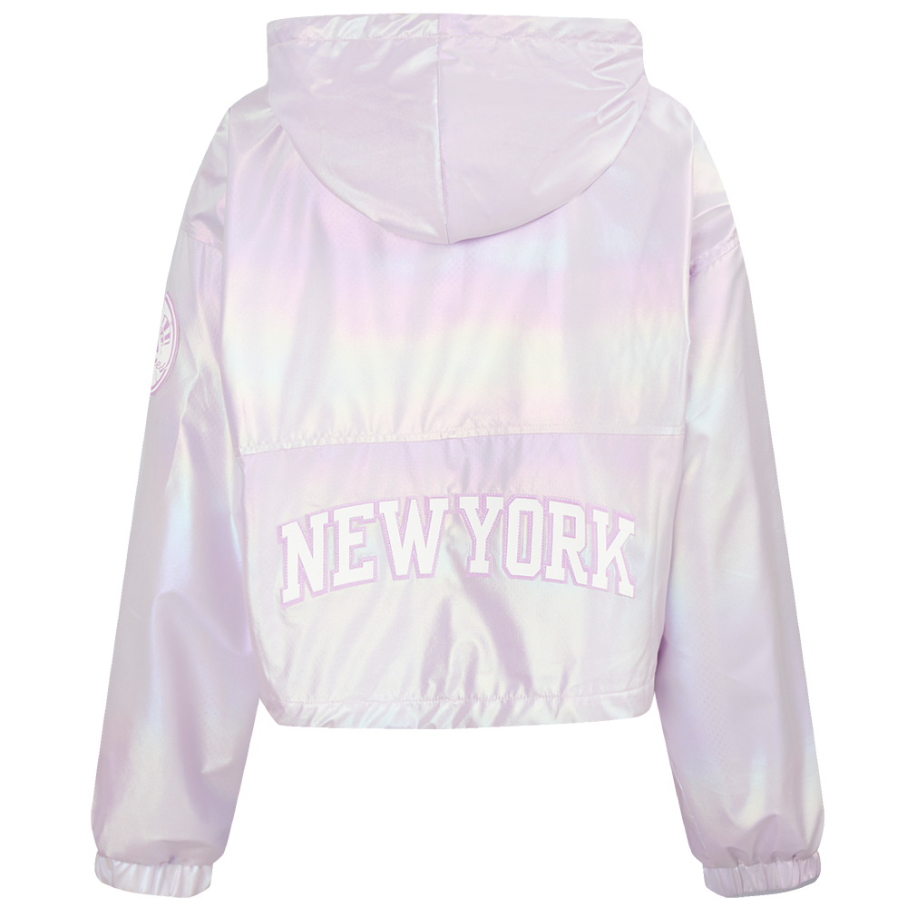 Pro Standard Women's New York Yankees Hologram 1/2 Zip Jacket-Multicolor - MULTI-COLOR Thumbnail View 2