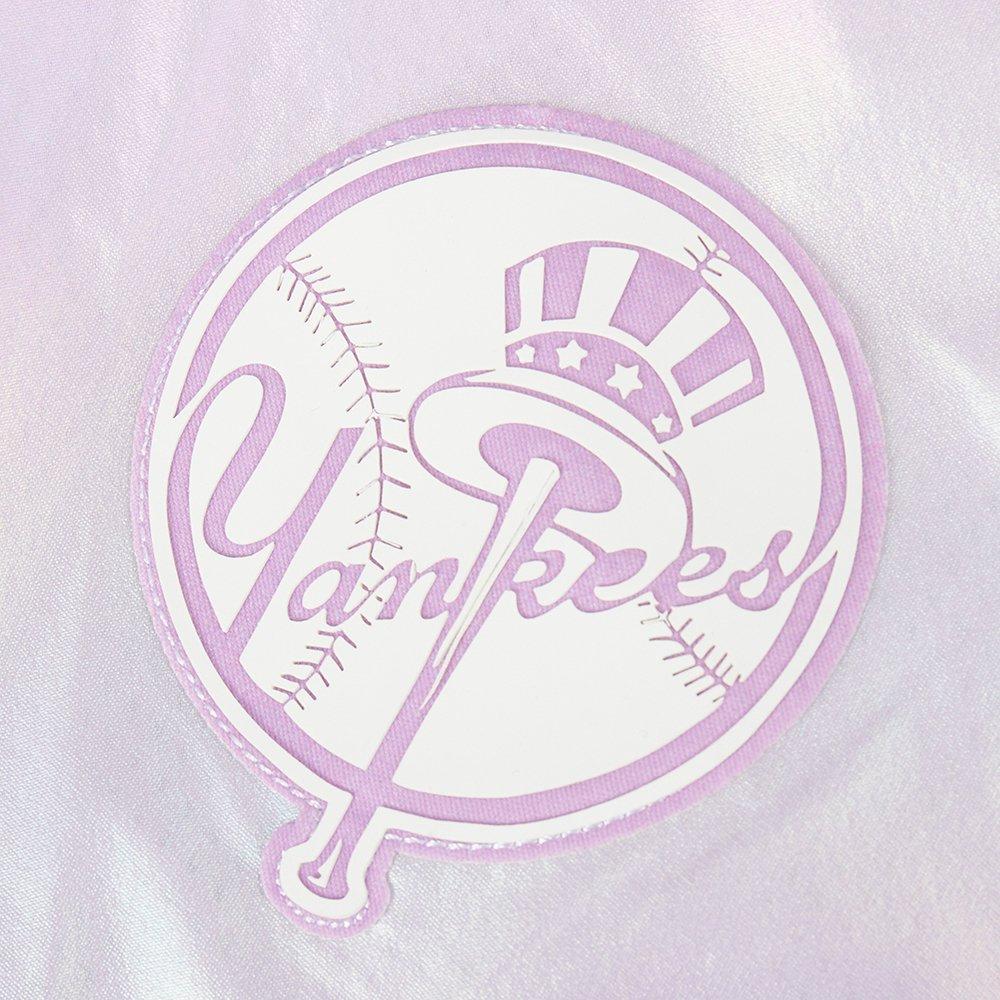Pro Standard Women's New York Yankees Hologram 1/2 Zip Jacket-Multicolor - MULTI-COLOR Thumbnail View 5