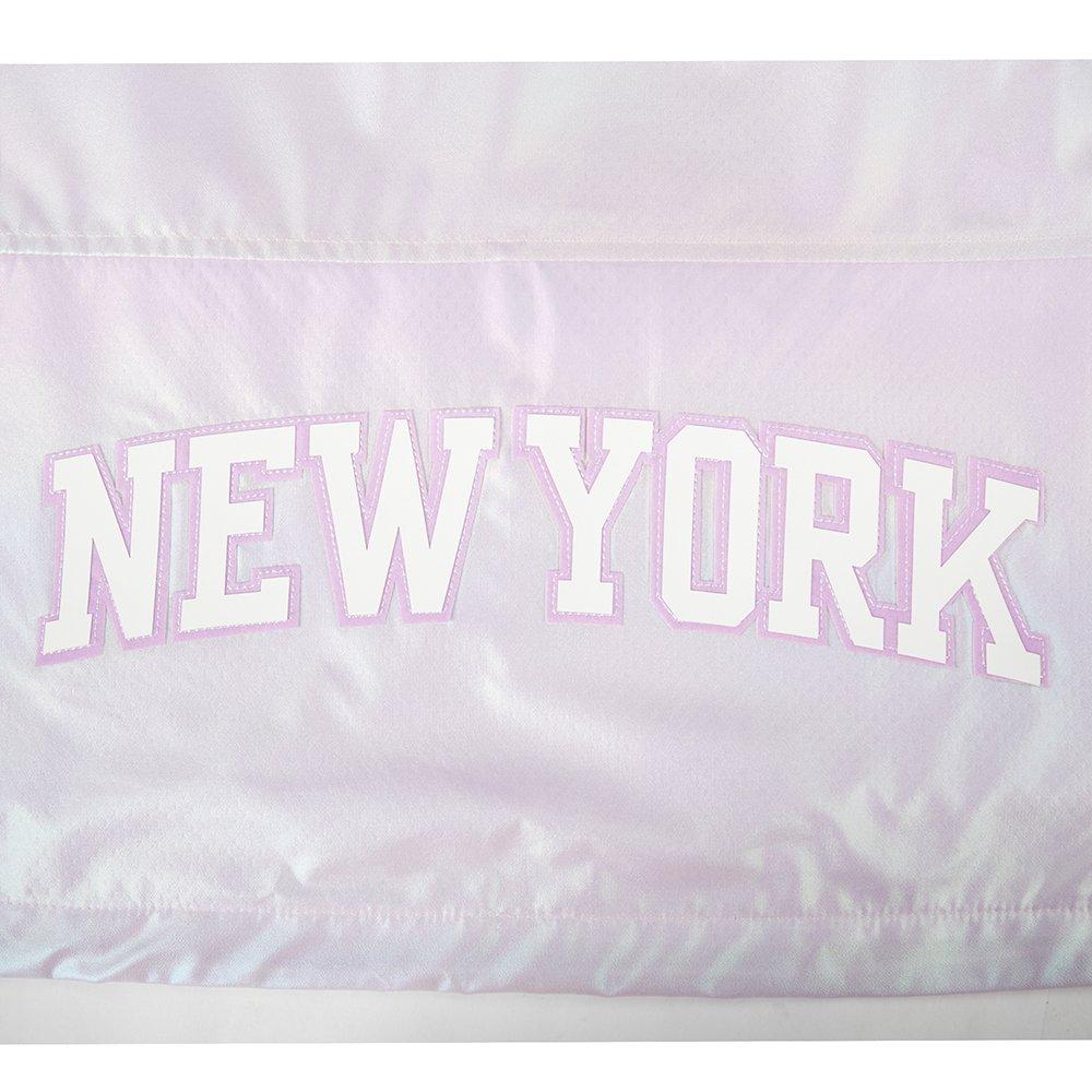 Pro Standard Women's New York Yankees Hologram 1/2 Zip Jacket-Multicolor - MULTI-COLOR Thumbnail View 7