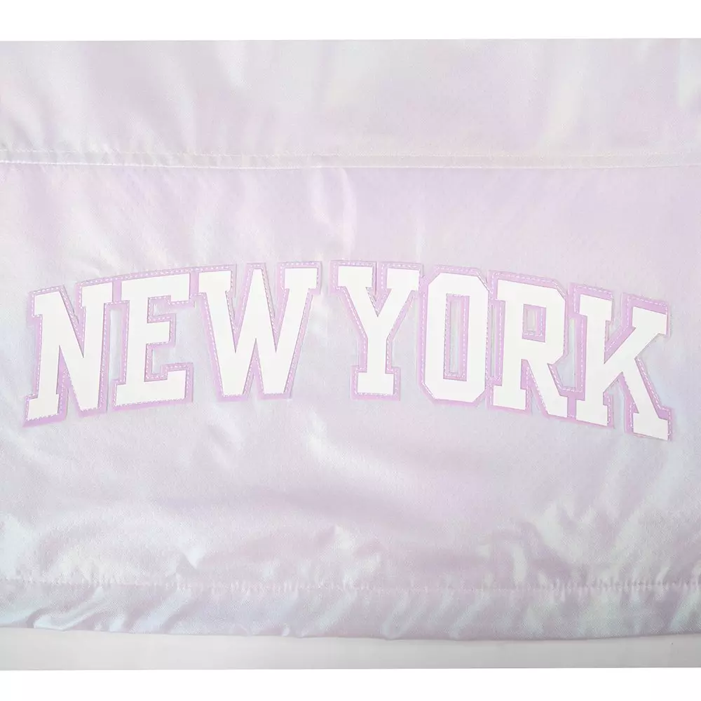 Pro Standard Women's New York Yankees Hologram 1/2 Zip Jacket-Multicolor - MULTI-COLOR