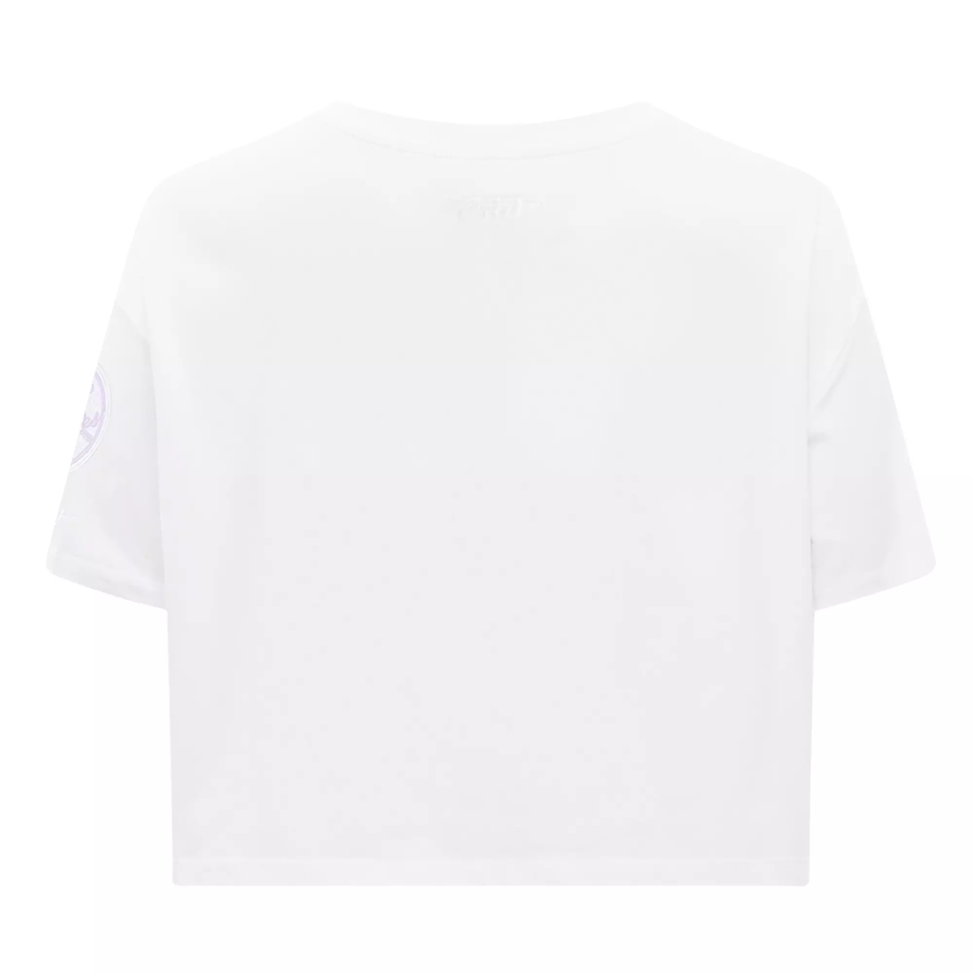 Pro Standard Women's New York Yankees Hologram Boxy Tee-White - WHITE