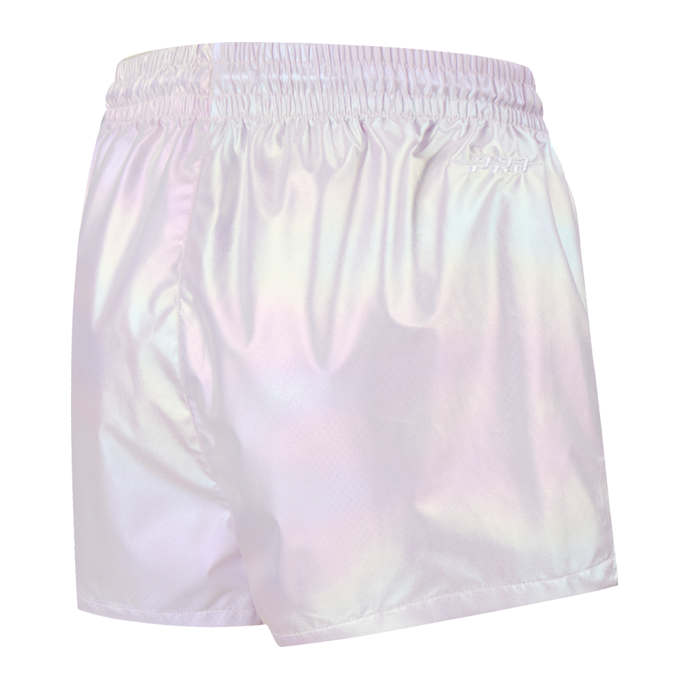 Pro Standard Women's New York Yankees Hologram Woven Shorts-Multicolor - MULTI-COLOR Thumbnail View 4