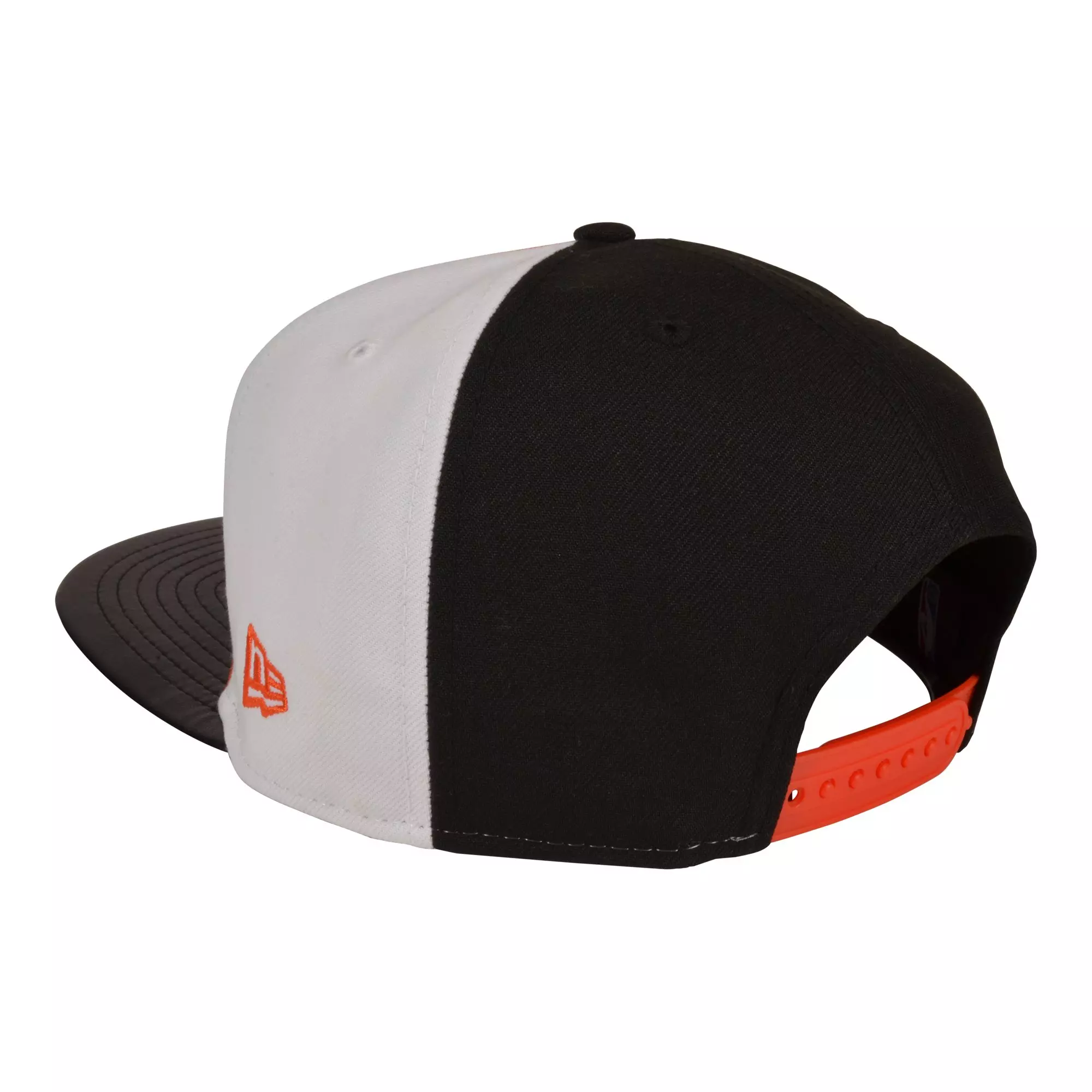 New Era Chicago Bulls 9FIFTY A-Frame Shattered 1 Snapback Hat-White/Orange/Black - WHITE/BLACK/ORANGE