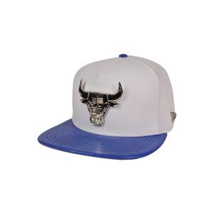 New Era Chicago Bulls 9FIFTY A-Frame French Blue 12 Snapback Hat-White/Blue