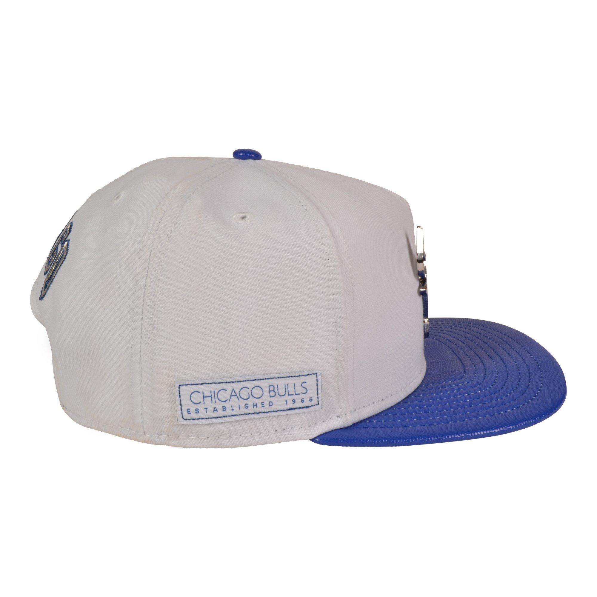 New Era Chicago Bulls 9FIFTY A-Frame French Blue 12 Snapback Hat-White/Blue