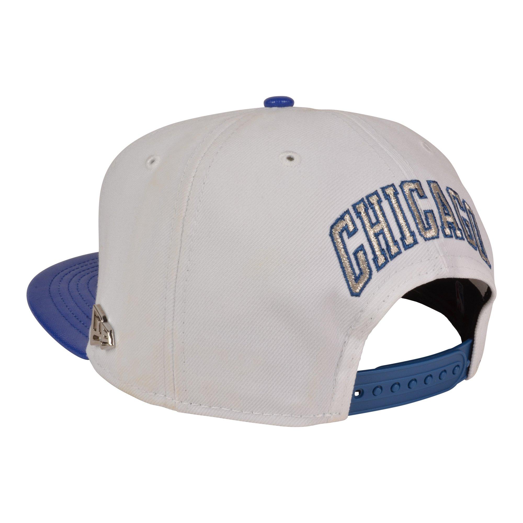 New Era Chicago Bulls 9FIFTY A-Frame French Blue 12 Snapback Hat-White/Blue