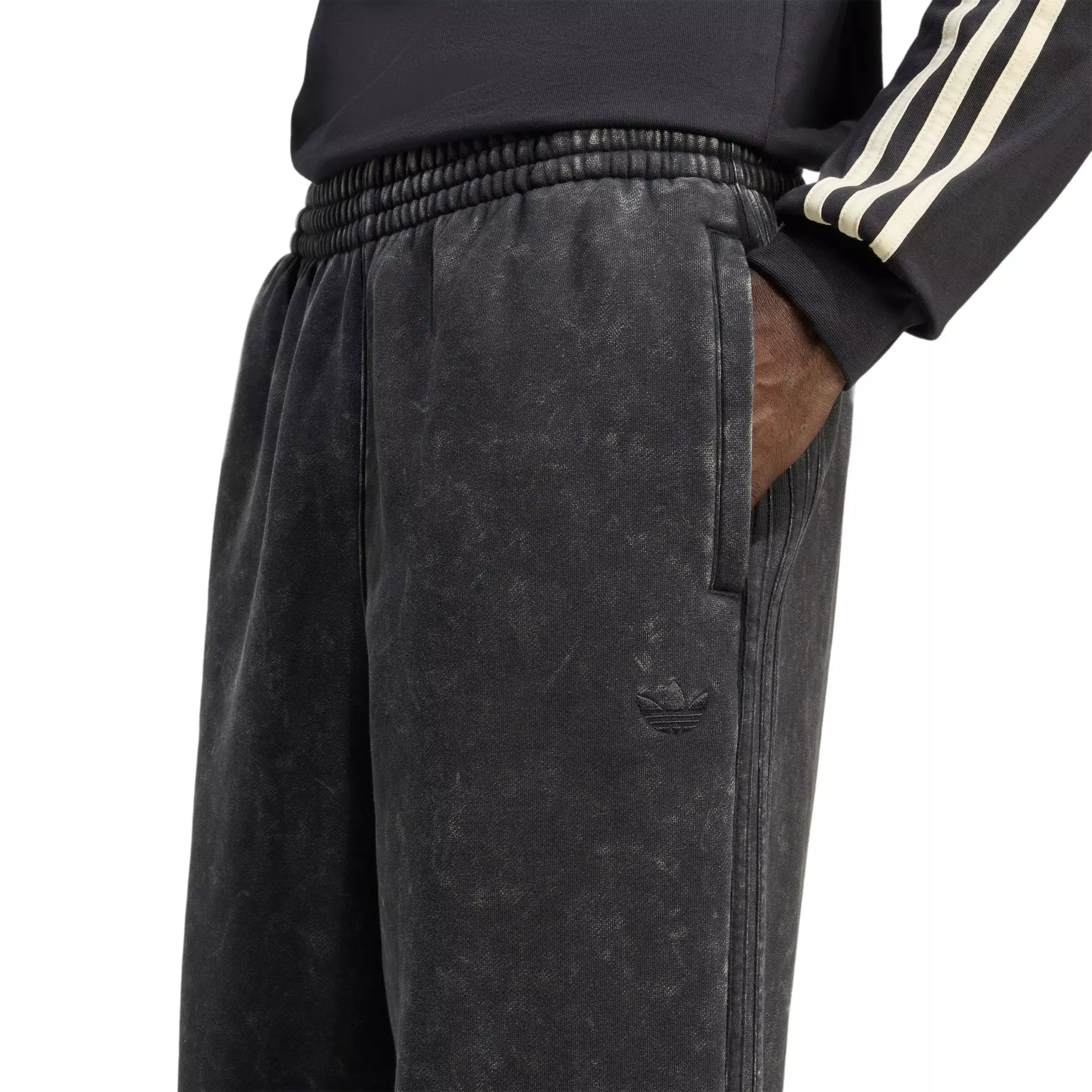 adidas Originals Men's Washed Pants - BLACK