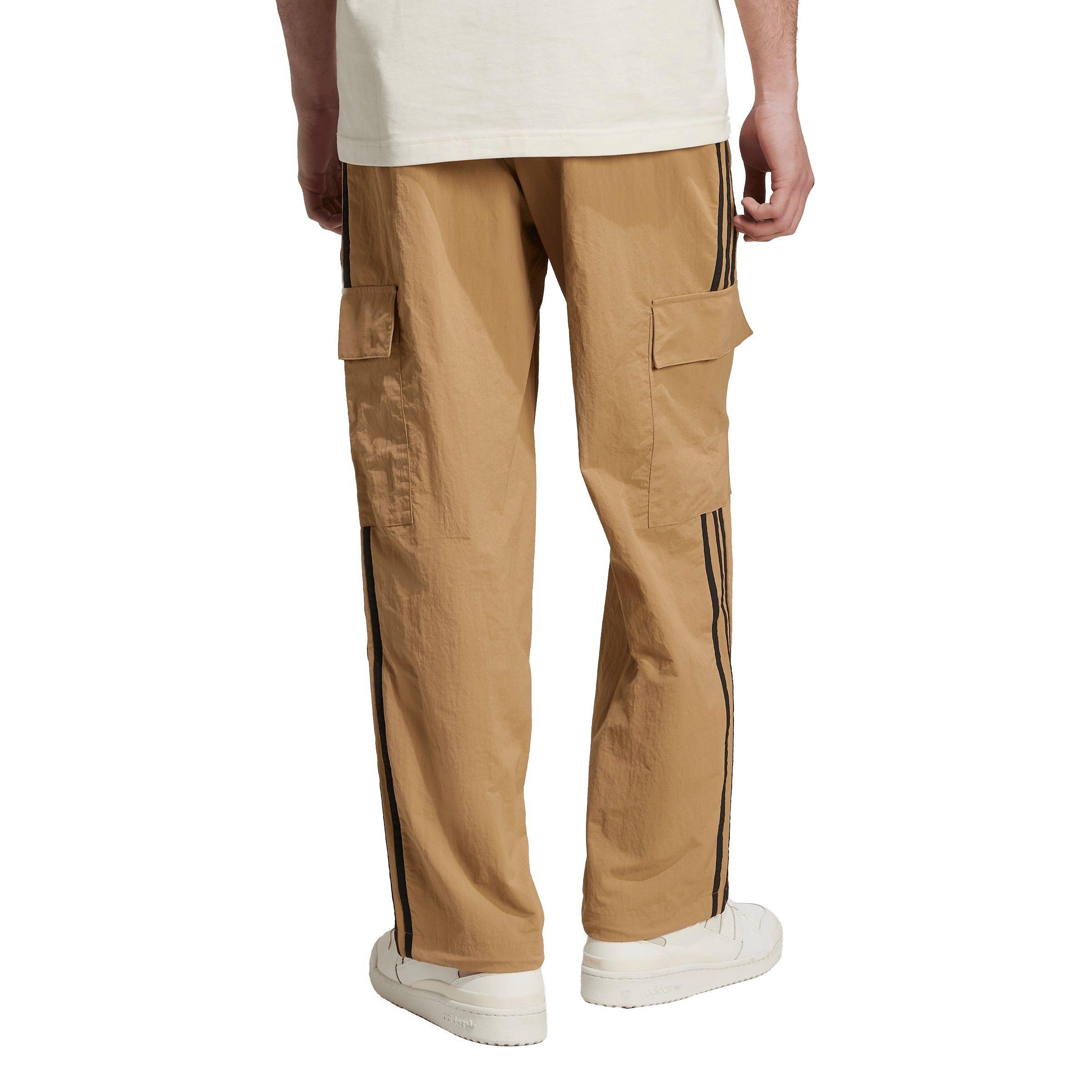 adidas Originals Men's Adicolor Classics 3-Stripes Cargo Pants - Khaki - KHAKI Thumbnail View 2