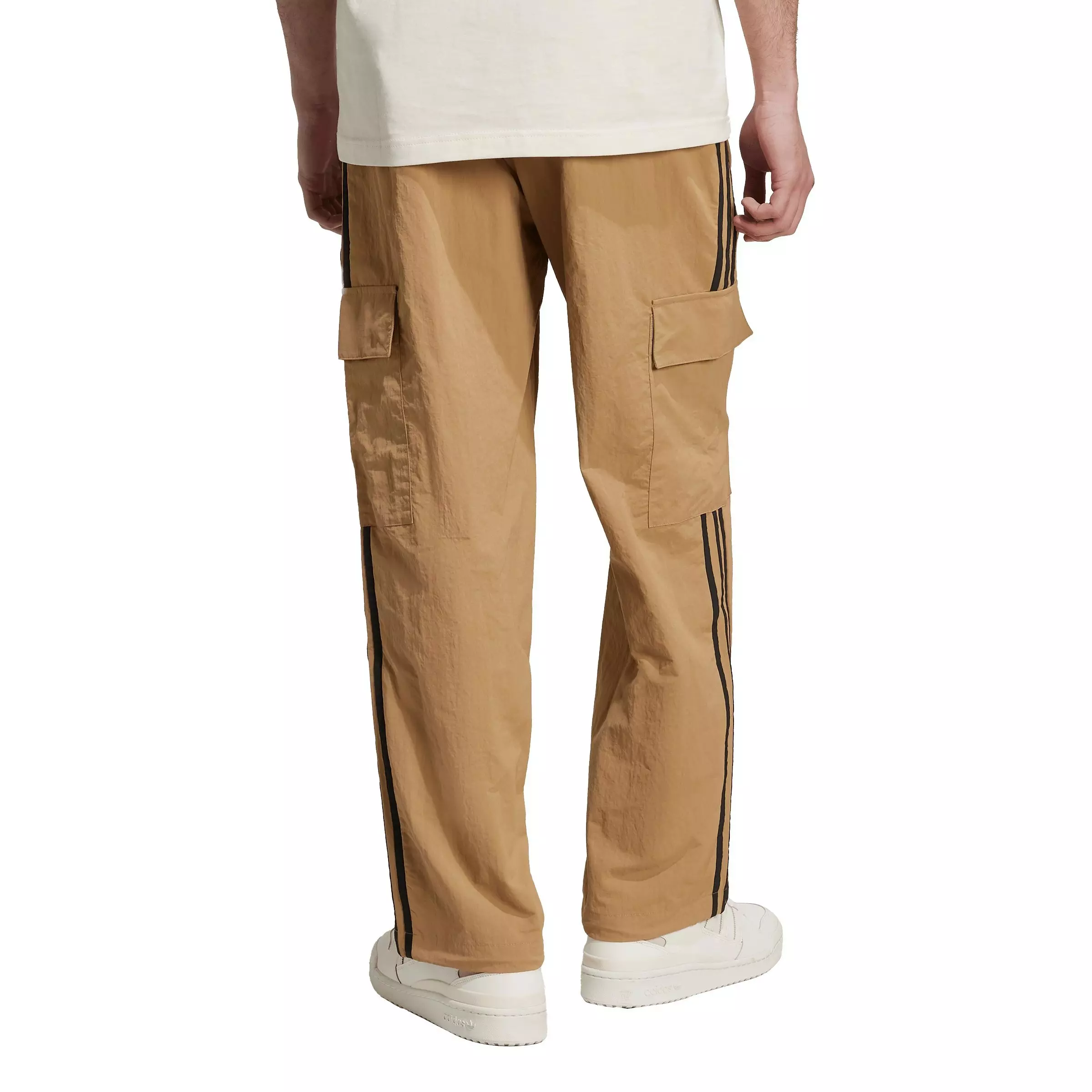 adidas Originals Men's Adicolor Classics 3-Stripes Cargo Pants - KHAKI