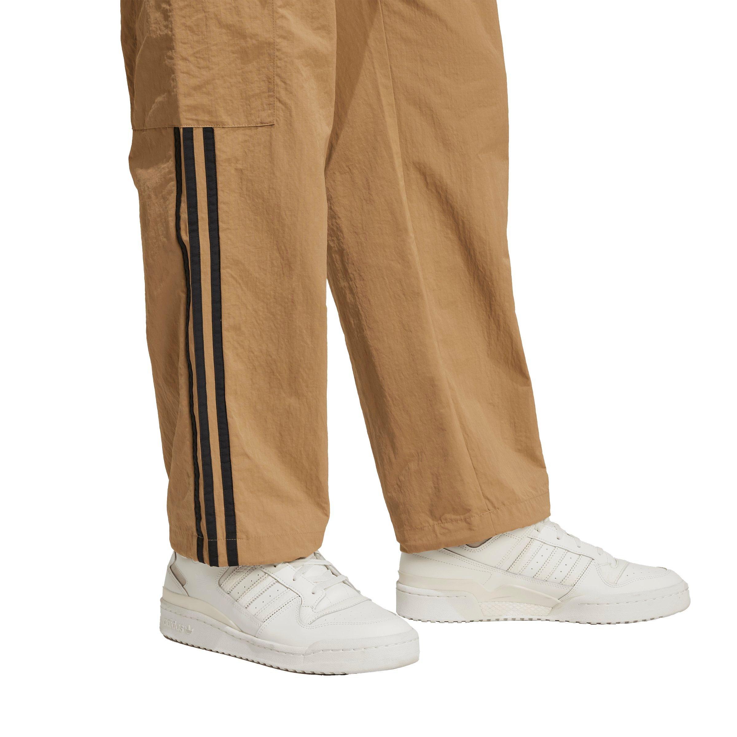 adidas Originals Men's Adicolor Classics 3-Stripes Cargo Pants - Khaki - KHAKI Thumbnail View 4