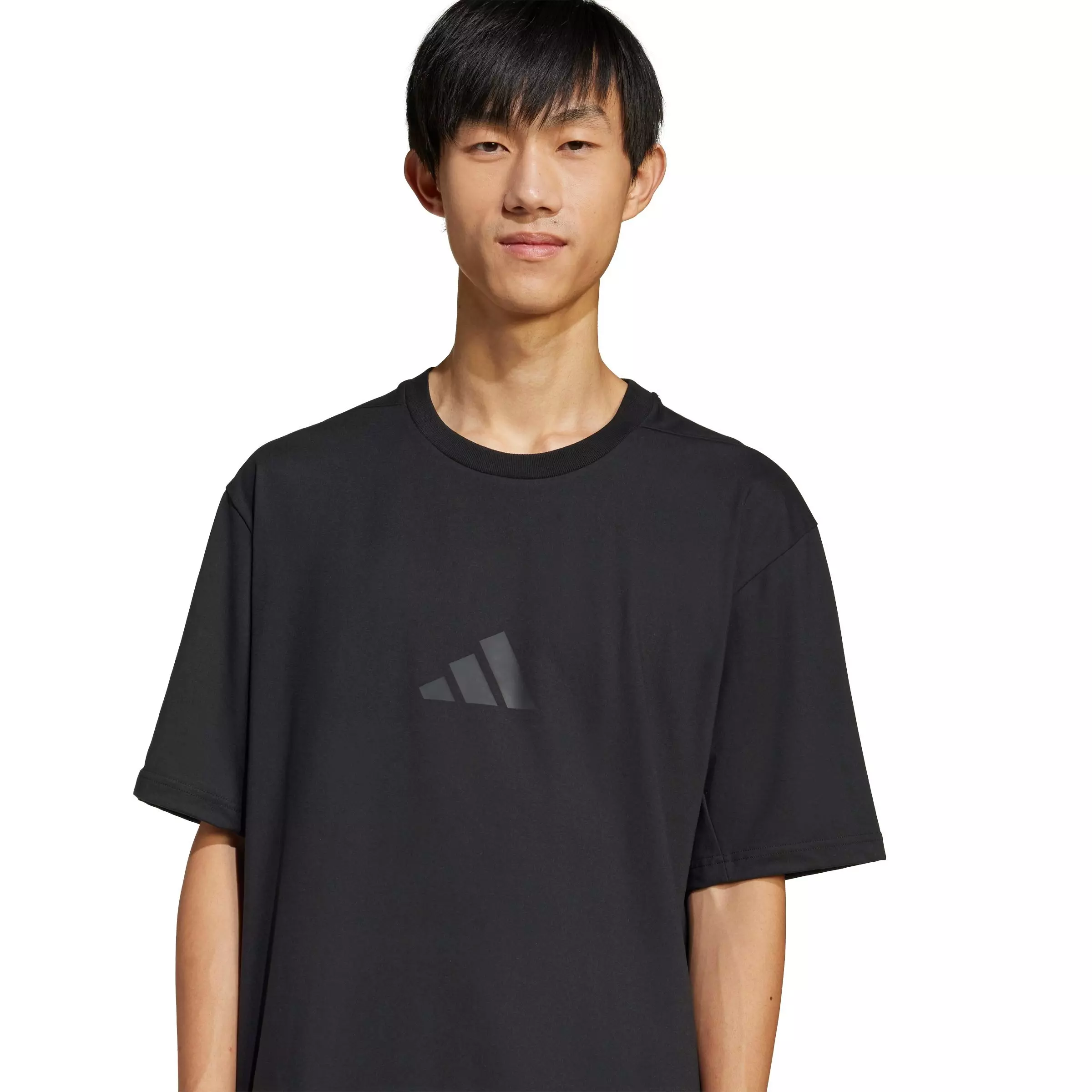 adidas Men's Z.N.E. Loose-Fit Tee - BLACK