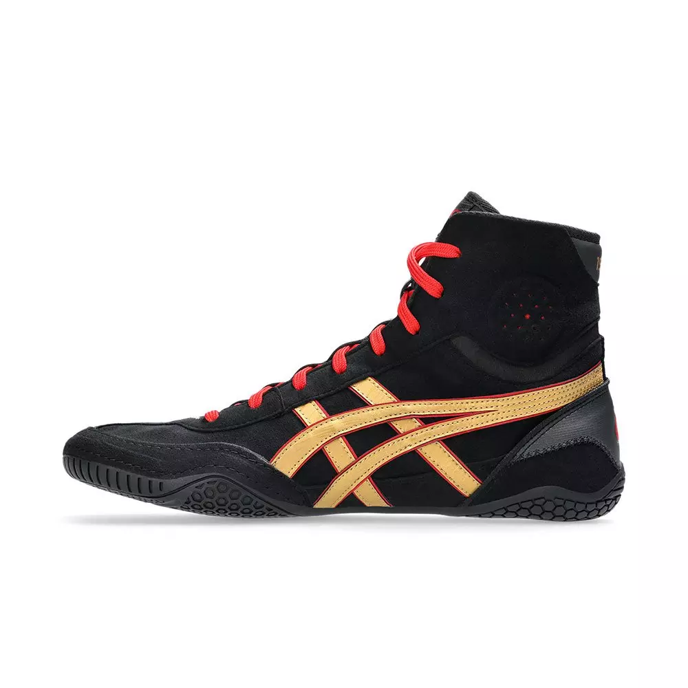 ASICS Dan Gable Evo 3 "Black/Gold" Men's Wrestling Shoe - BLACK/GOLD