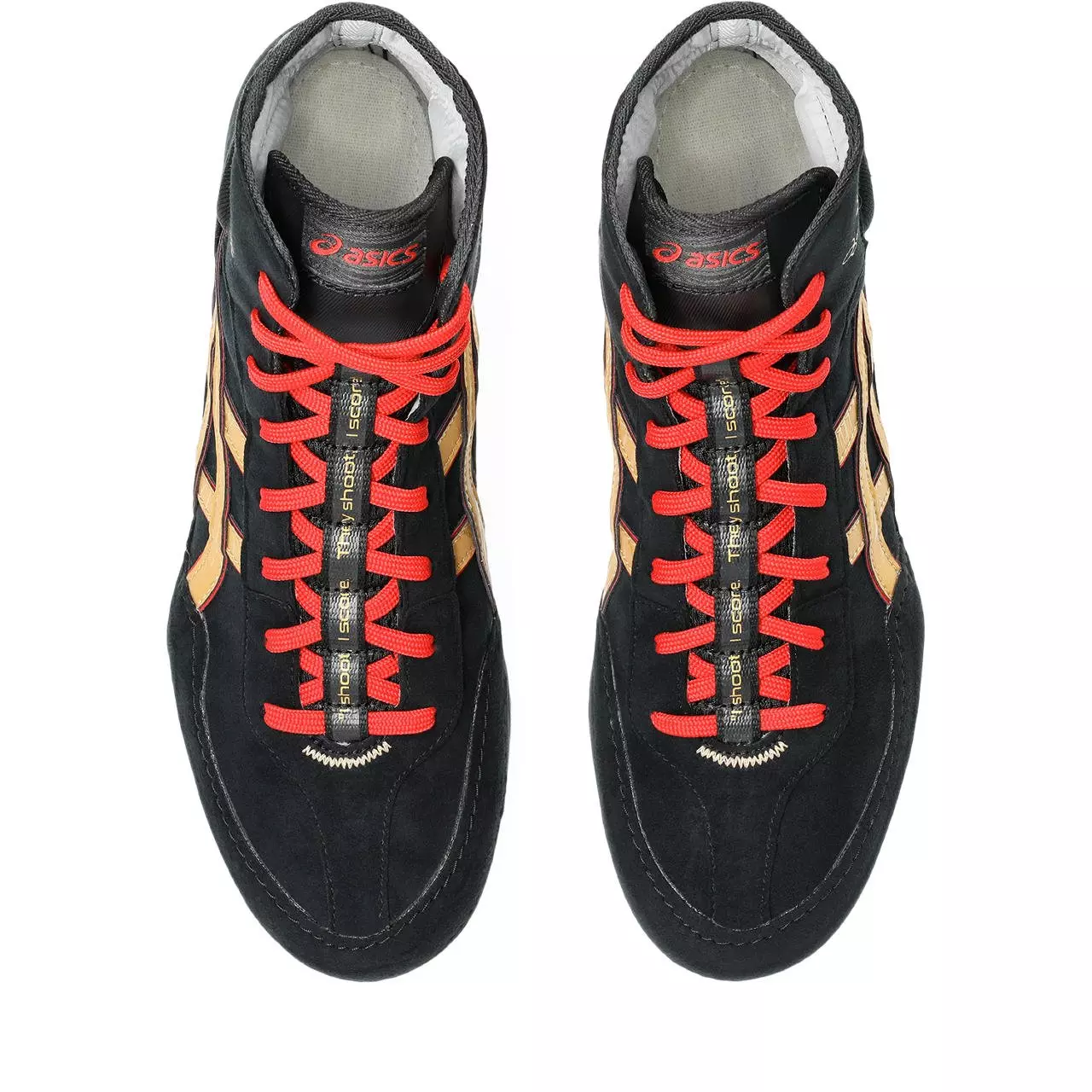 ASICS Dan Gable Evo 3 "Black/Gold" Men's Wrestling Shoe - BLACK/GOLD