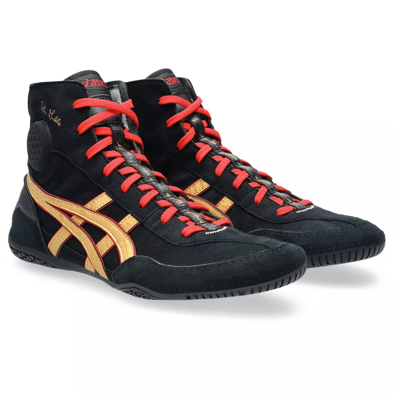 ASICS Dan Gable Evo 3 "Black/Gold" Men's Wrestling Shoe - BLACK/GOLD