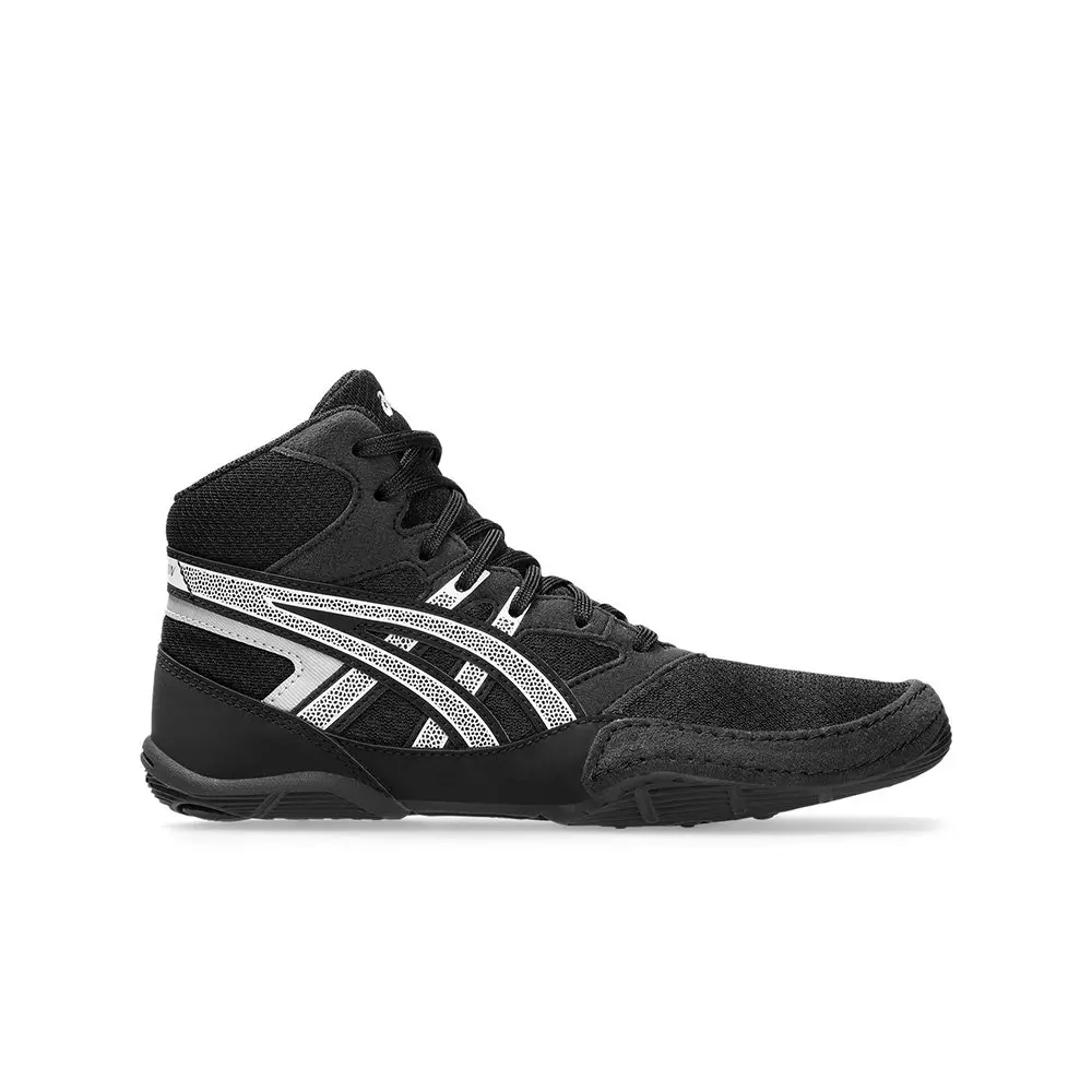ASICS Snapdown 4 "Black/White" Grade School Kids' Wrestling Shoe - BLACK/WHITE