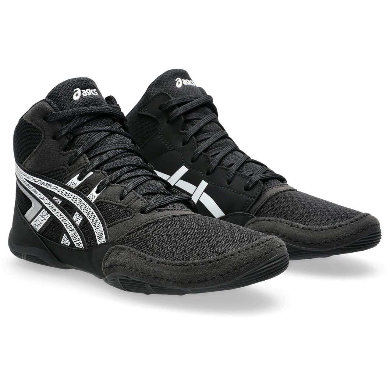 ASICS Snapdown 4 "Black/White" Preschool Kids' Wrestling Shoe - BLACK/WHITE Thumbnail View 5