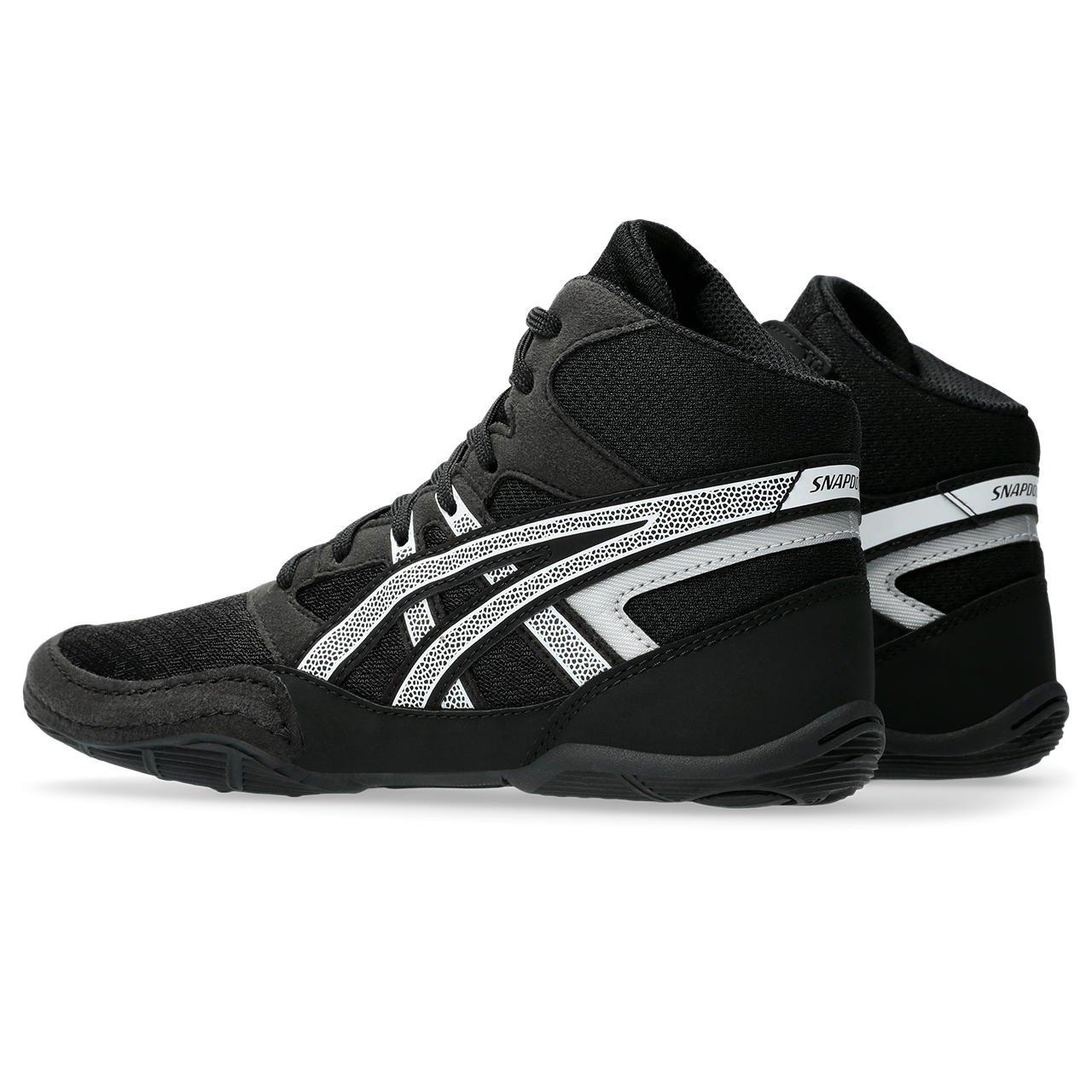 ASICS Snapdown 4 "Black/White" Preschool Kids' Wrestling Shoe - BLACK/WHITE Thumbnail View 6