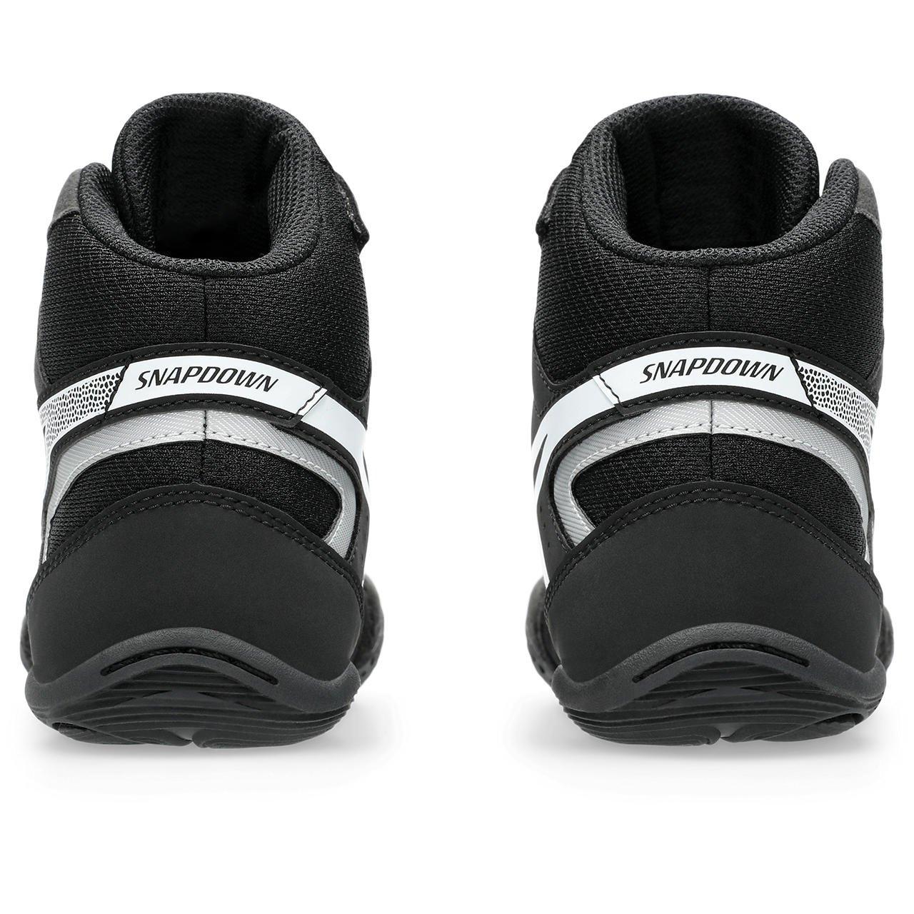 ASICS Snapdown 4 "Black/White" Preschool Kids' Wrestling Shoe - BLACK/WHITE Thumbnail View 8