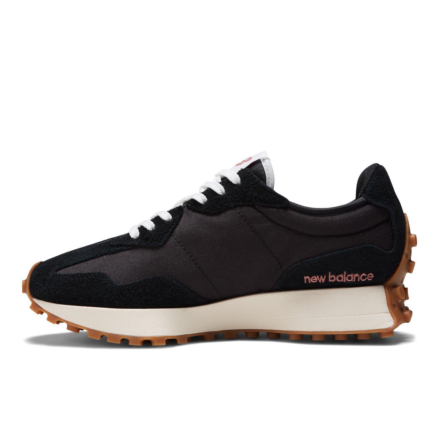 New Balance 327 "Black/Gum" Women's Shoe - BLACK/GUM Thumbnail View 3