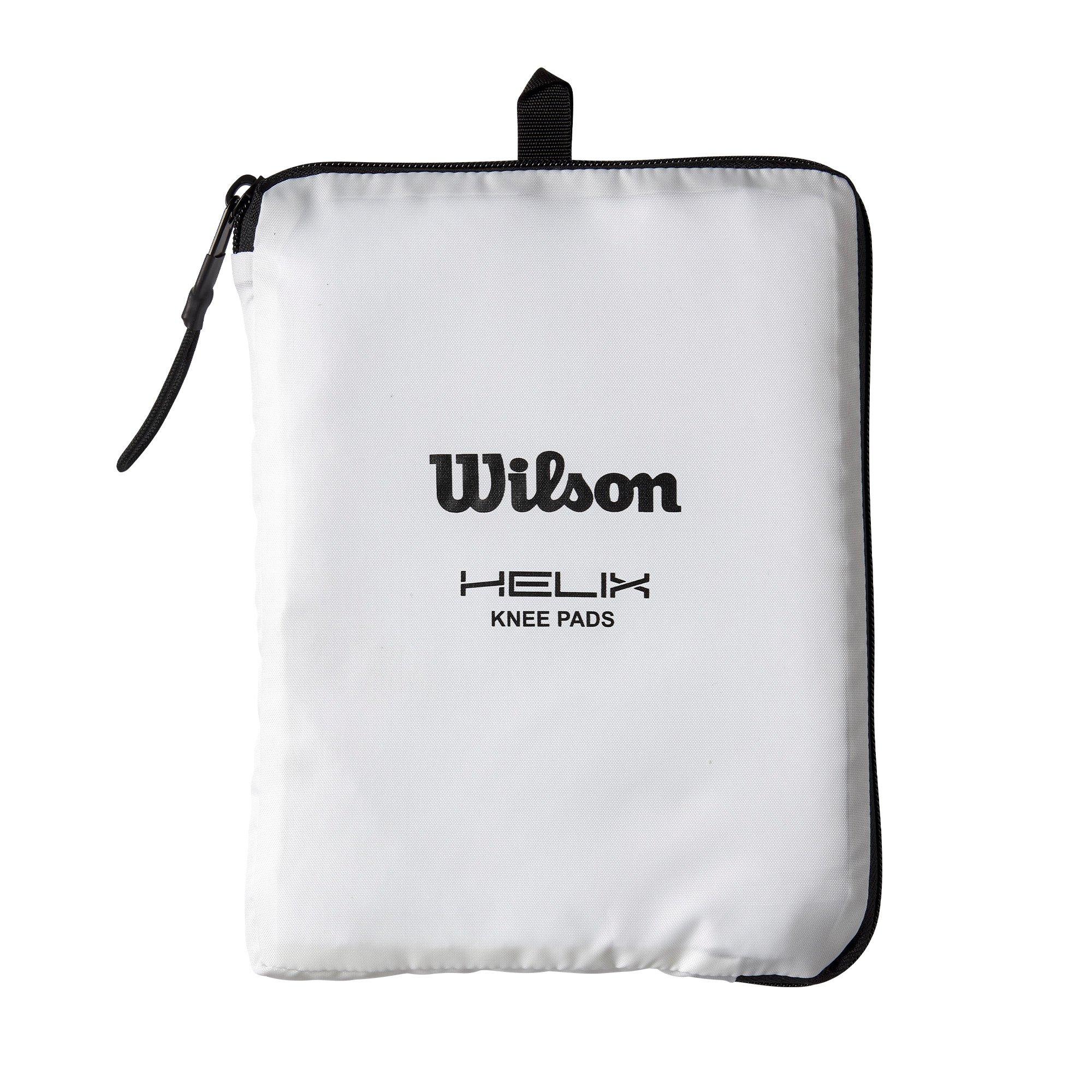 Wilson Helix Volleyball Knee Pads - White - WHITE Thumbnail View 4