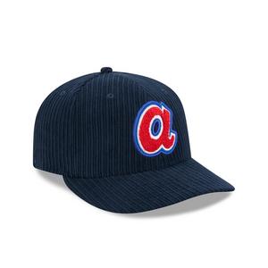 New Era Atlanta Braves 59FIFTY Cooperstown Chenille Fitted Hat-Royal