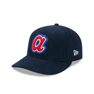 New Era Atlanta Braves 59FIFTY Cooperstown Chenille Fitted Hat-Royal