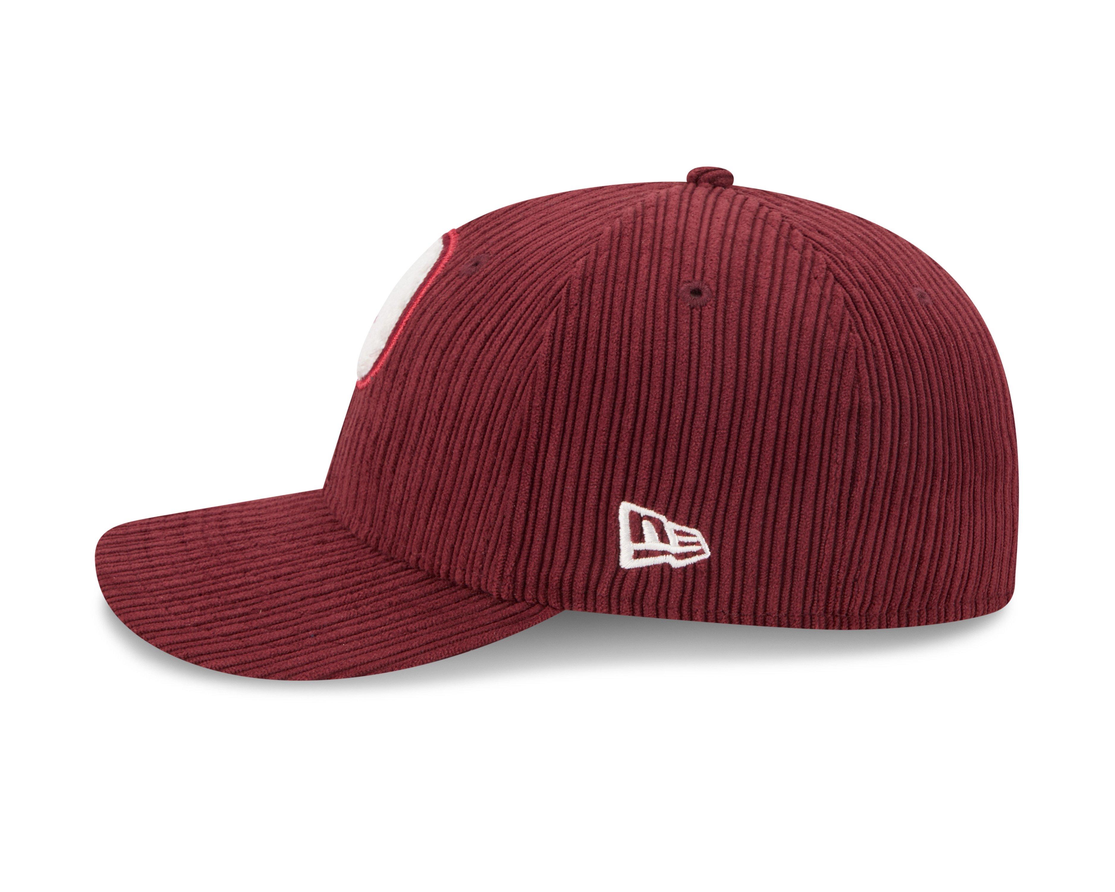 New Era Philadelphia Phillies 59FIFTY Cooperstown Maroon Chenille Fitted Hat