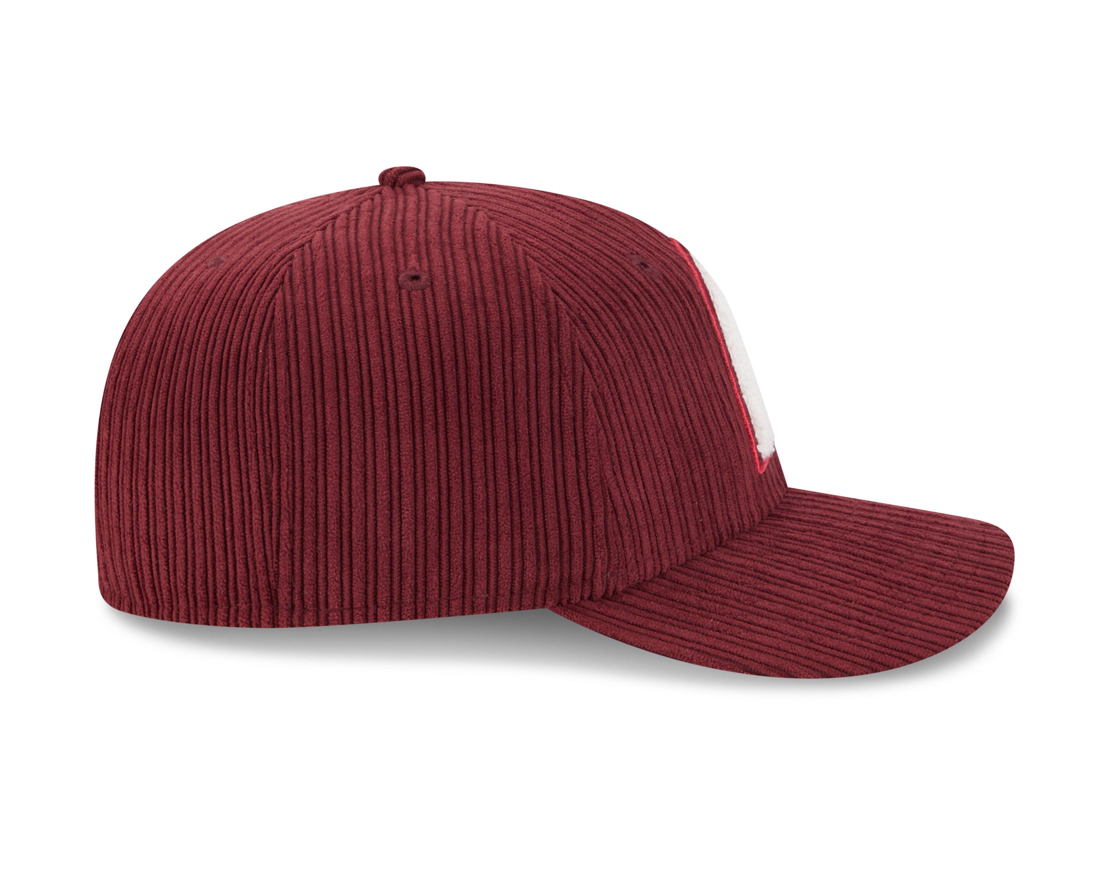 New Era Philadelphia Phillies 59FIFTY Cooperstown Maroon Chenille Fitted Hat