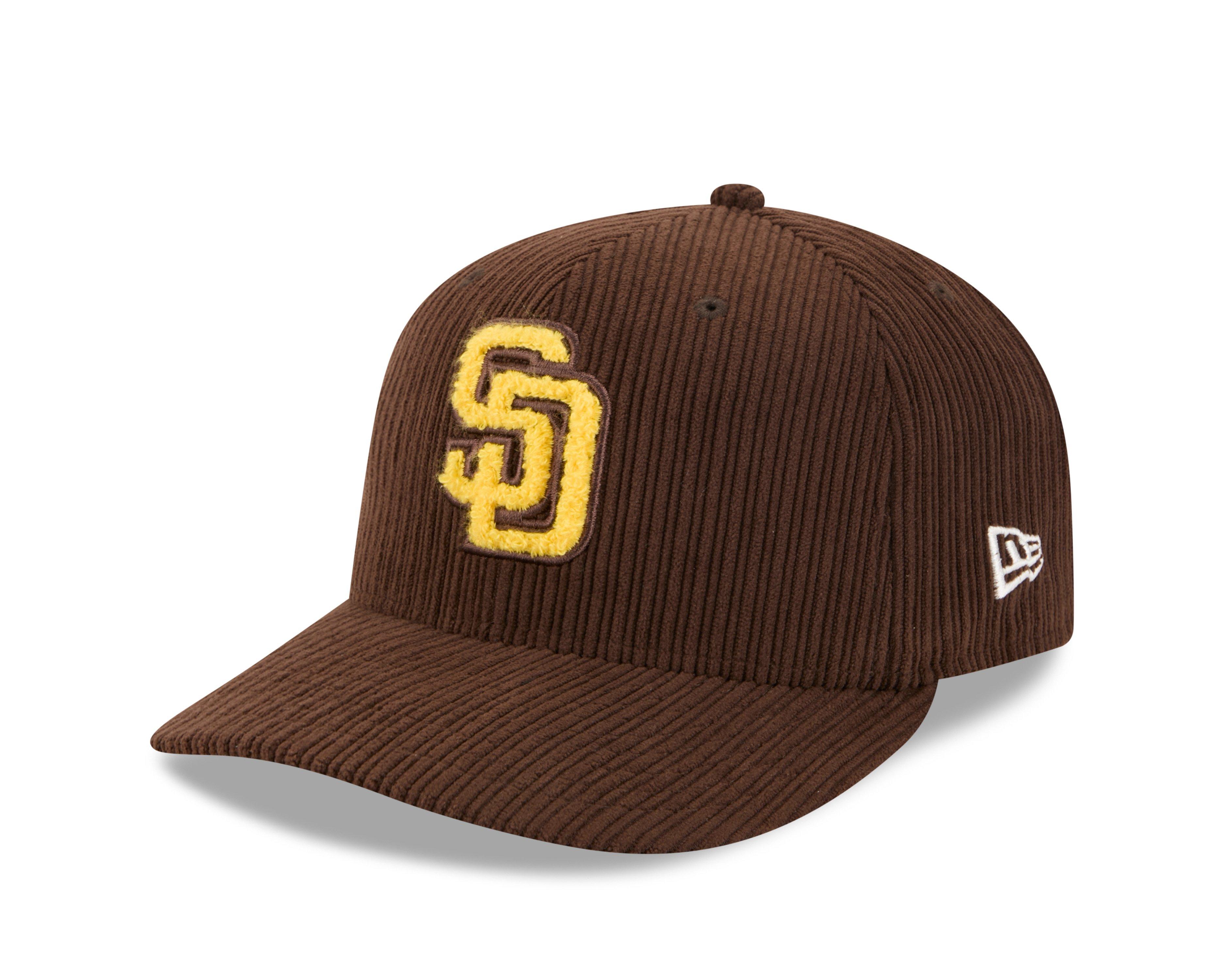 New Era San Diego Padres 59FIFTY Cooperstown Chenille Fitted Hat-Brown