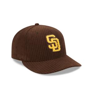 New Era San Diego Padres 59FIFTY Cooperstown Chenille Fitted Hat-Brown