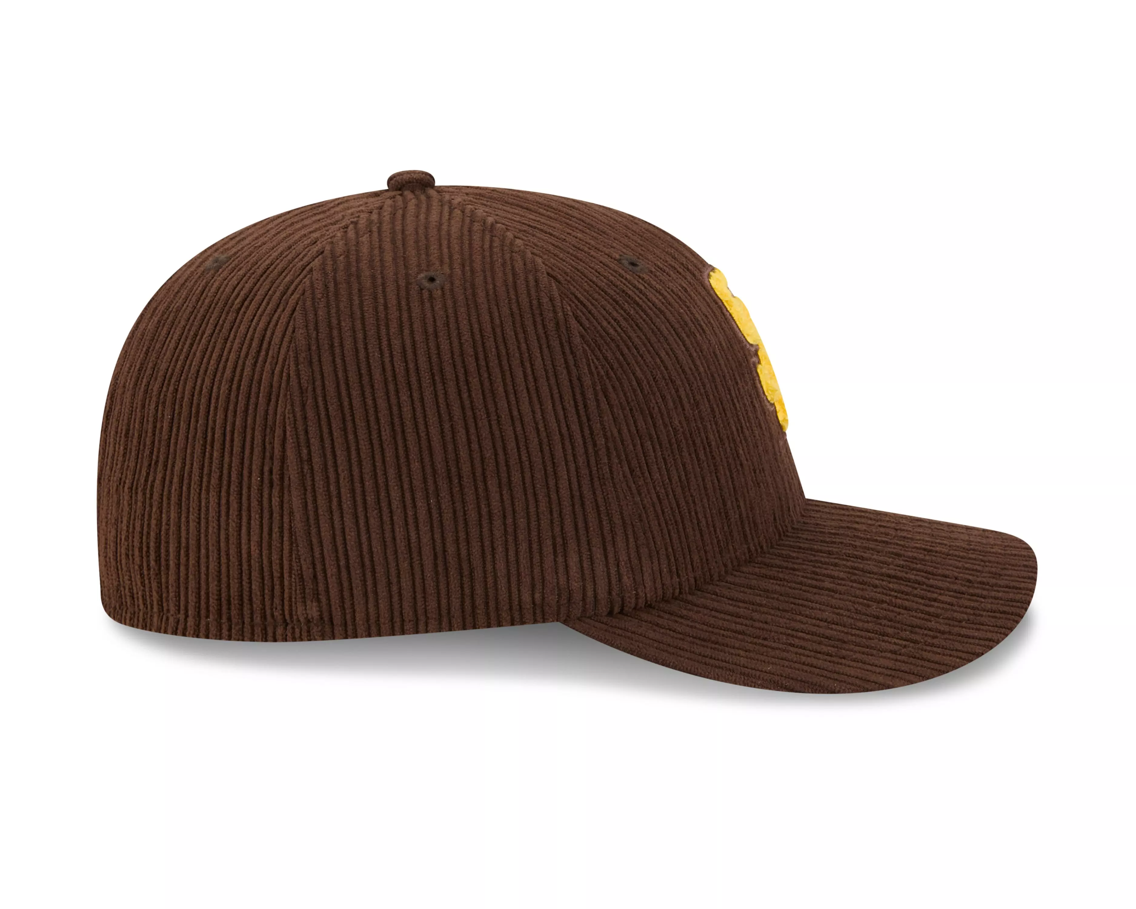 New Era San Diego Padres 59FIFTY Cooperstown Chenille Fitted Hat-Brown - BROWN