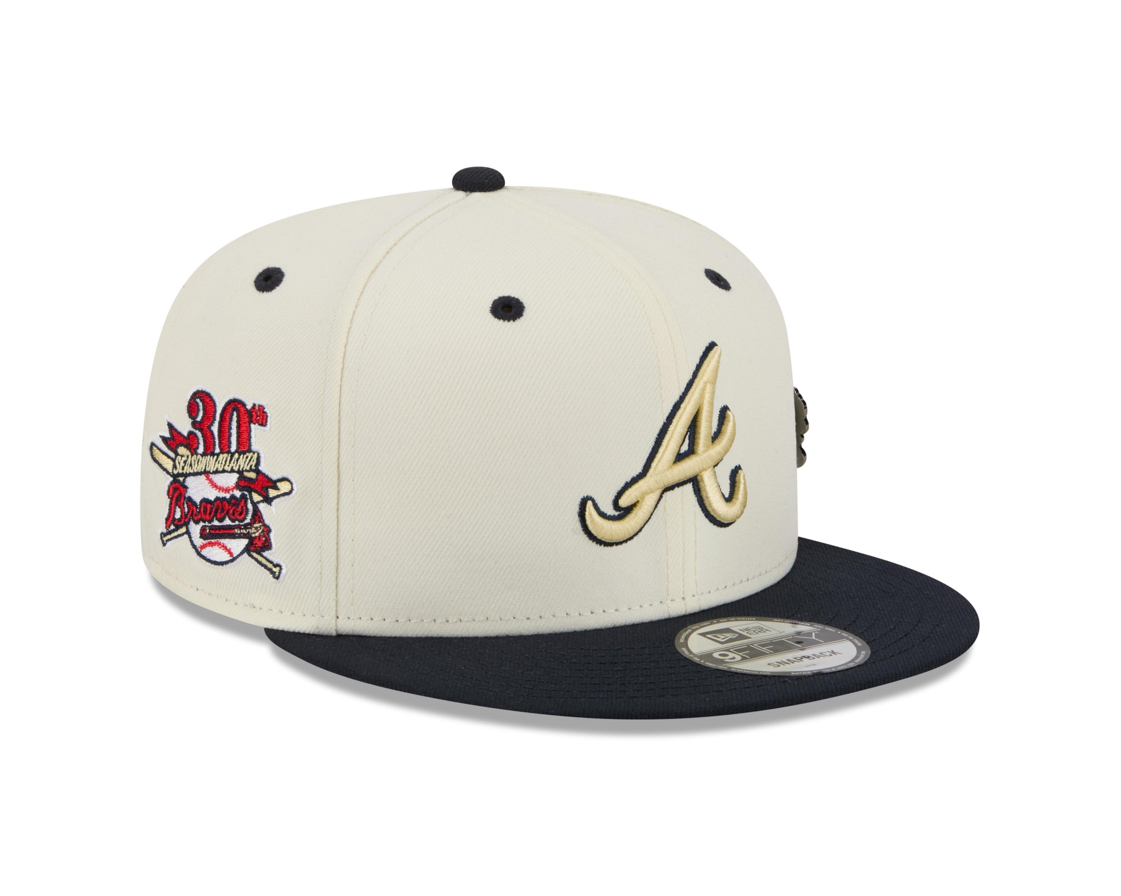 New Era Atlanta Braves 9FIFTY Mascot Pin Off-White Snapback Hat