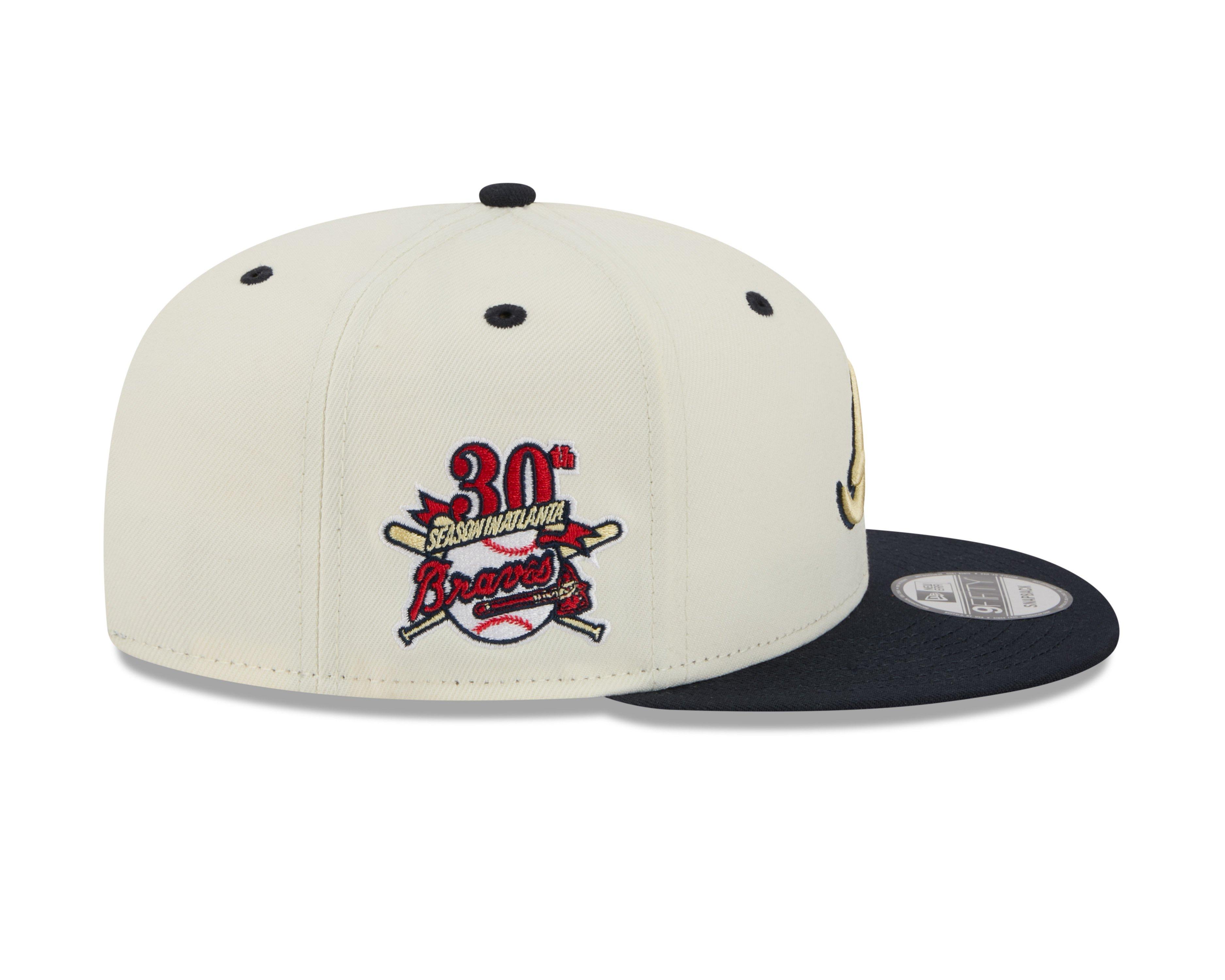 New Era Atlanta Braves 9FIFTY Mascot Pin Off-White Snapback Hat