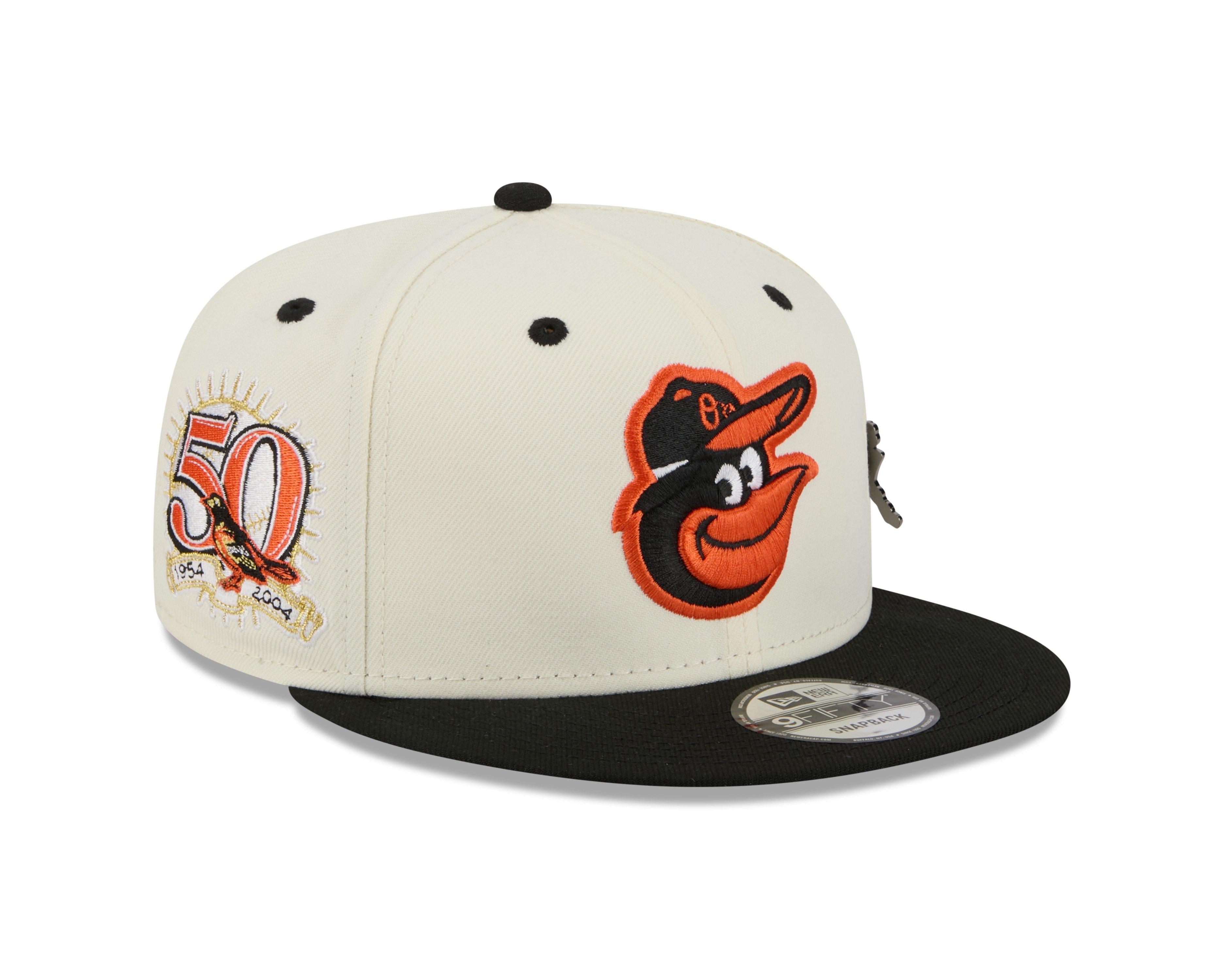 New Era Baltimore Orioles 9FIFTY Mascot Pin Off-White Snapback Hat