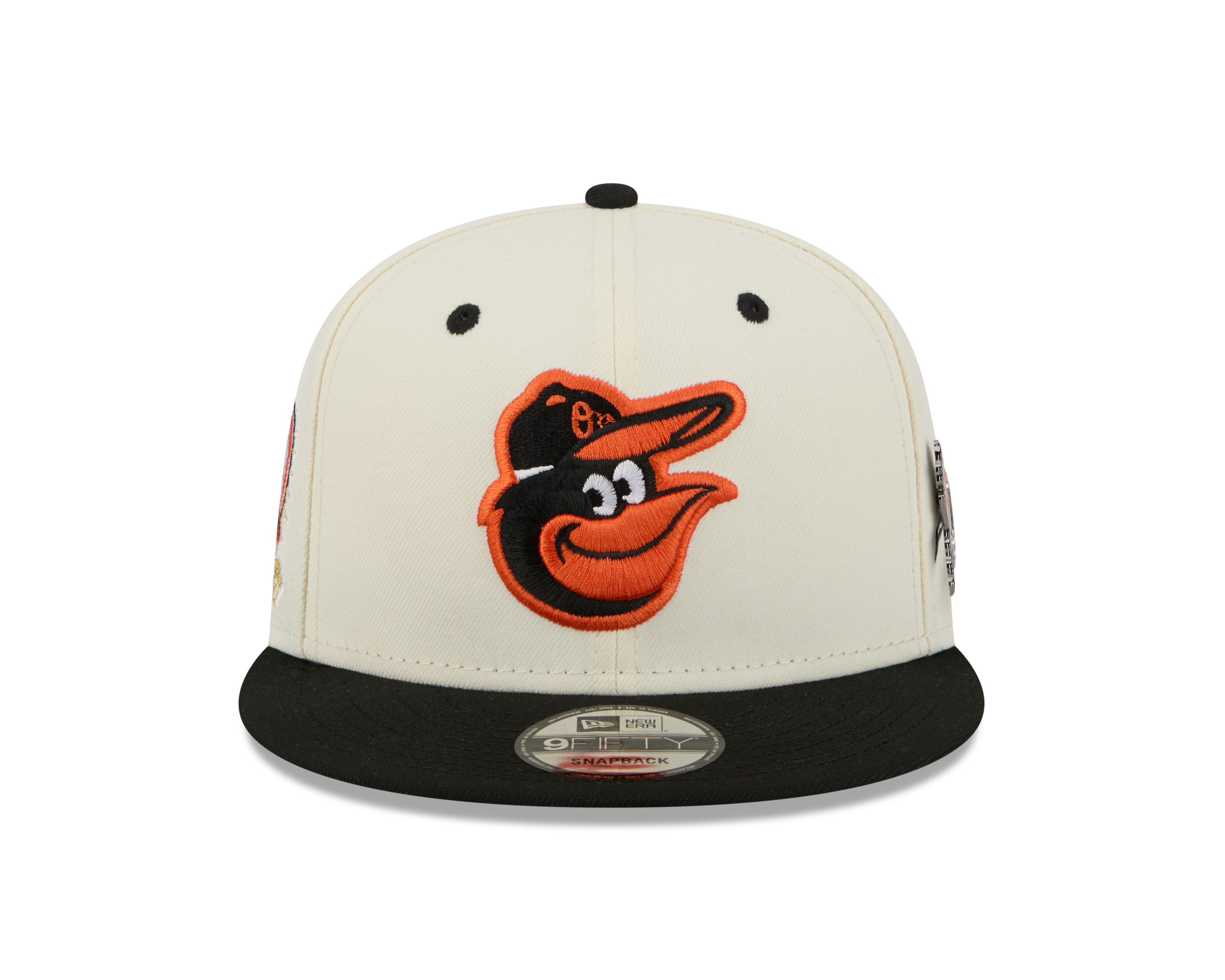 New Era Baltimore Orioles 9FIFTY Mascot Pin Off-White Snapback Hat