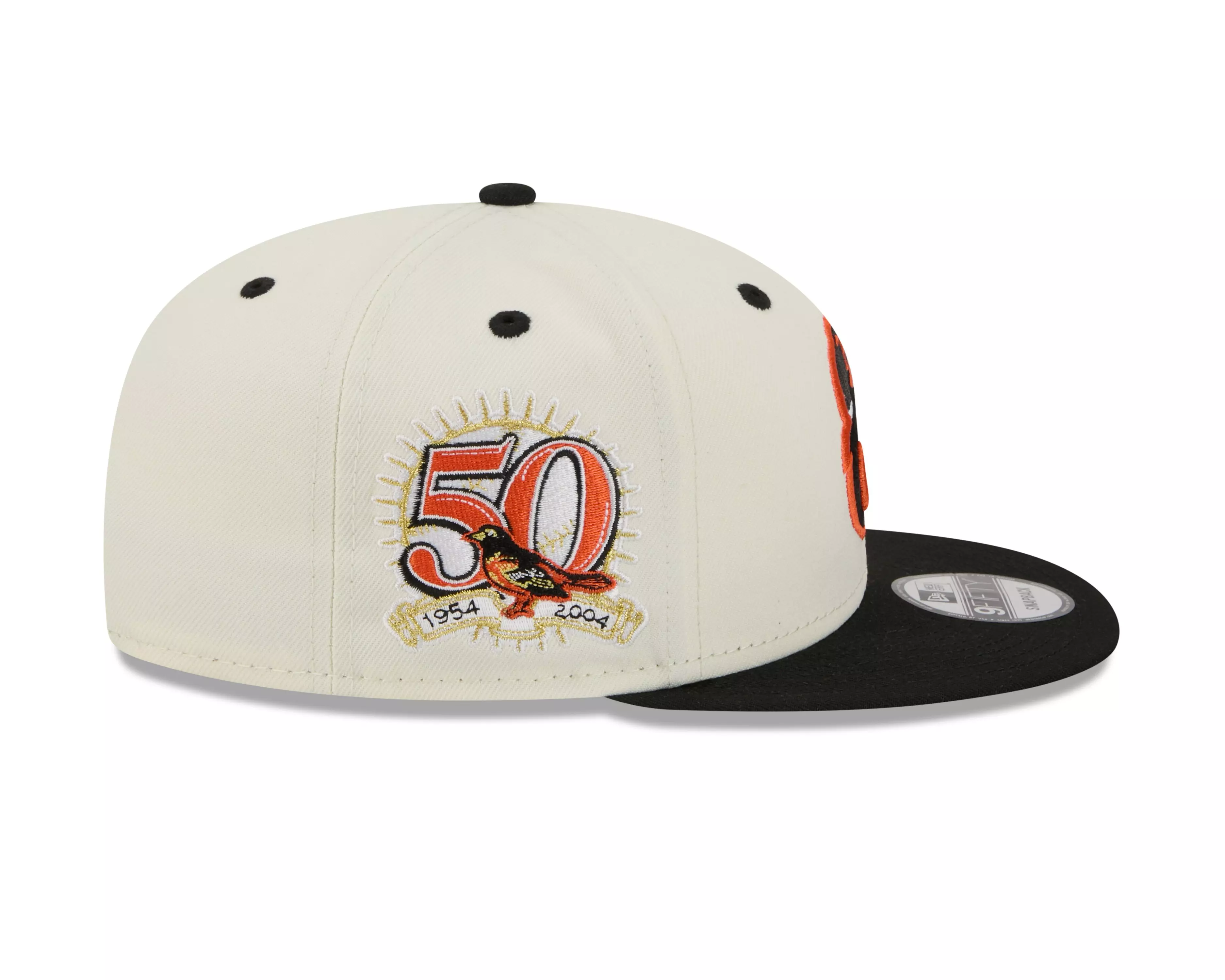 New Era Baltimore Orioles 9FIFTY Mascot Pin Snapback Hat-Off-White - OFF-WHITE