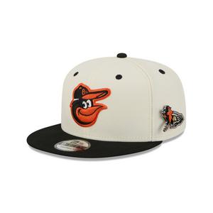 New Era Baltimore Orioles 9FIFTY Mascot Pin Snapback Hat-Off-White