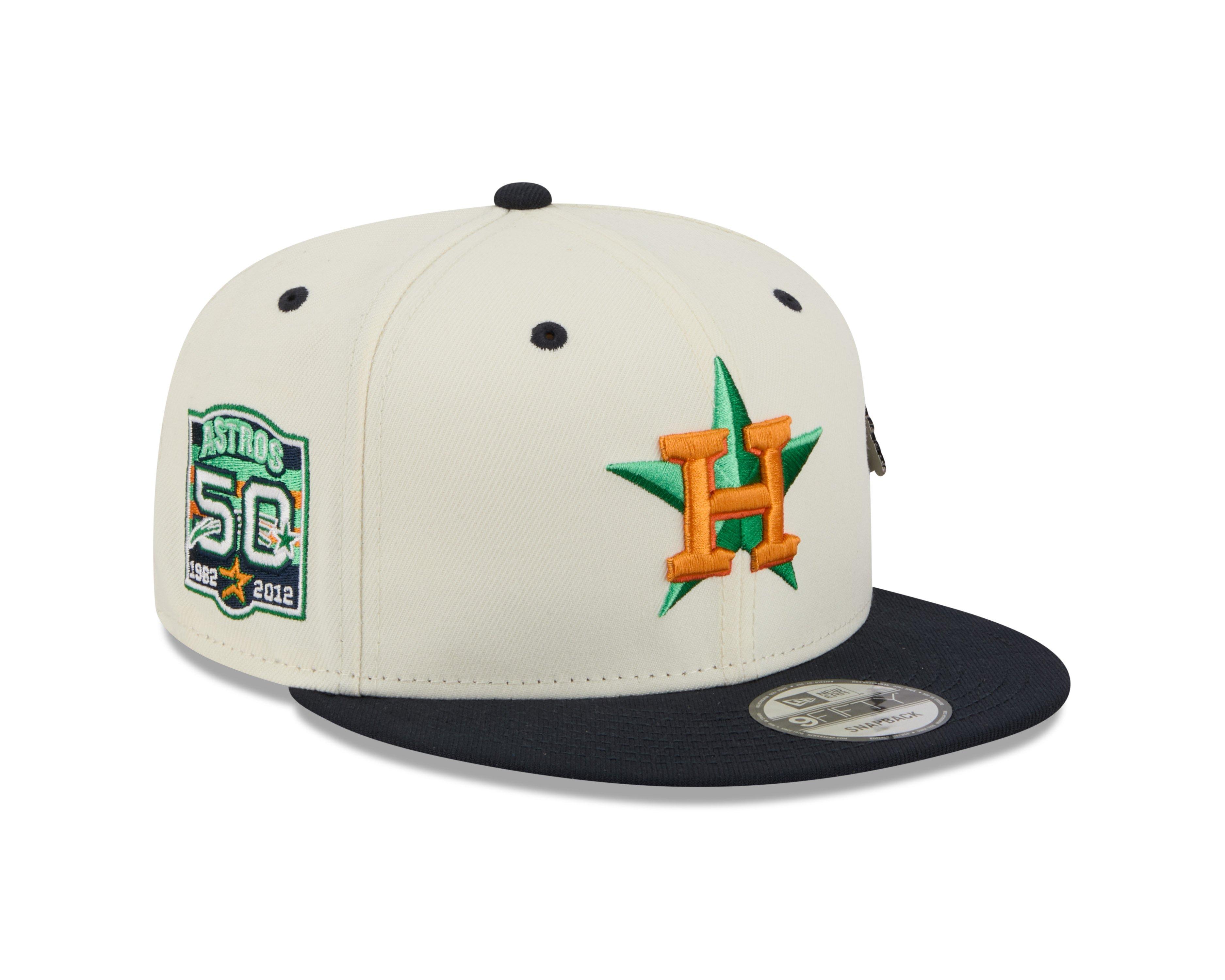 New Era Houston Astros 9FIFTY Mascot Pin Off-White Snapback Hat