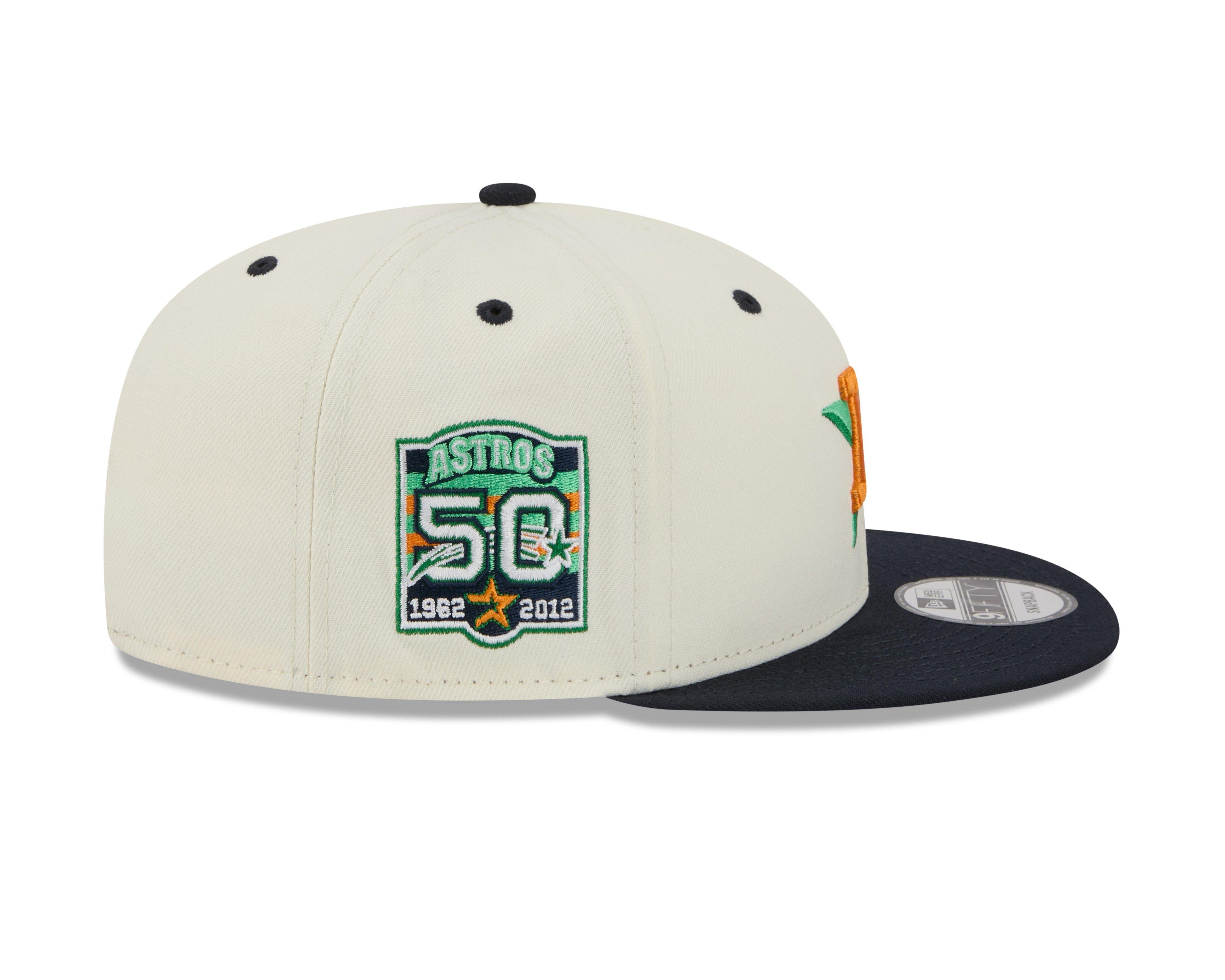 New Era Houston Astros 9FIFTY Mascot Pin Off-White Snapback Hat