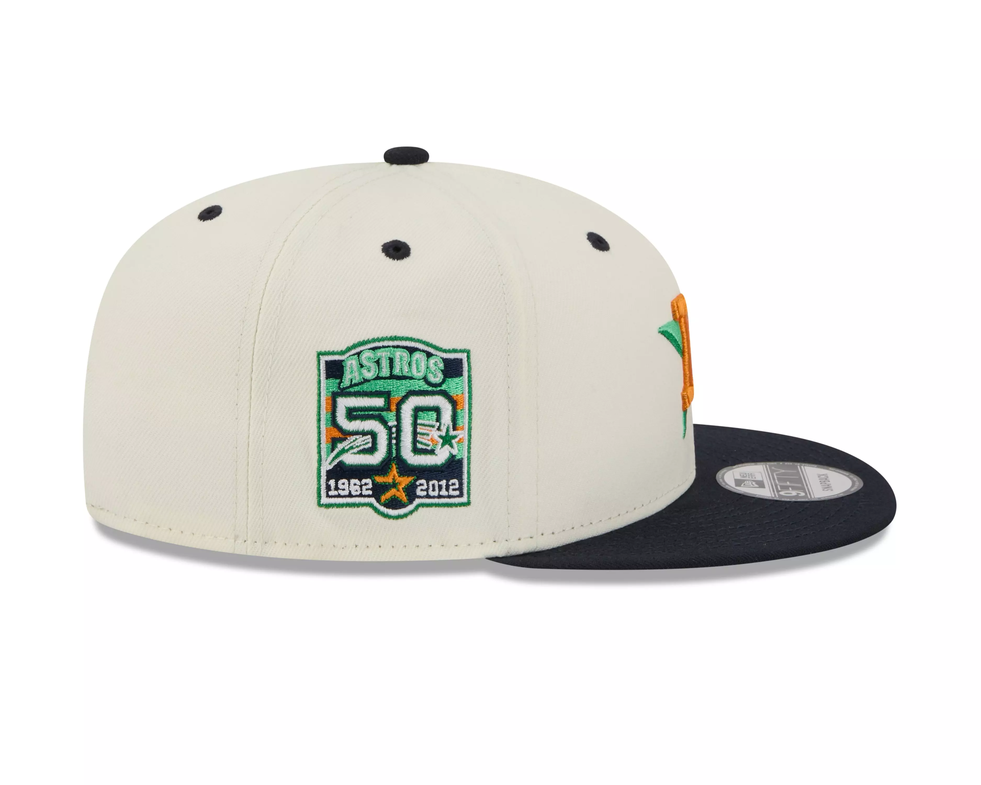 New Era Houston Astros 9FIFTY Mascot Pin Snapback Hat-Off-White - OFF-WHITE