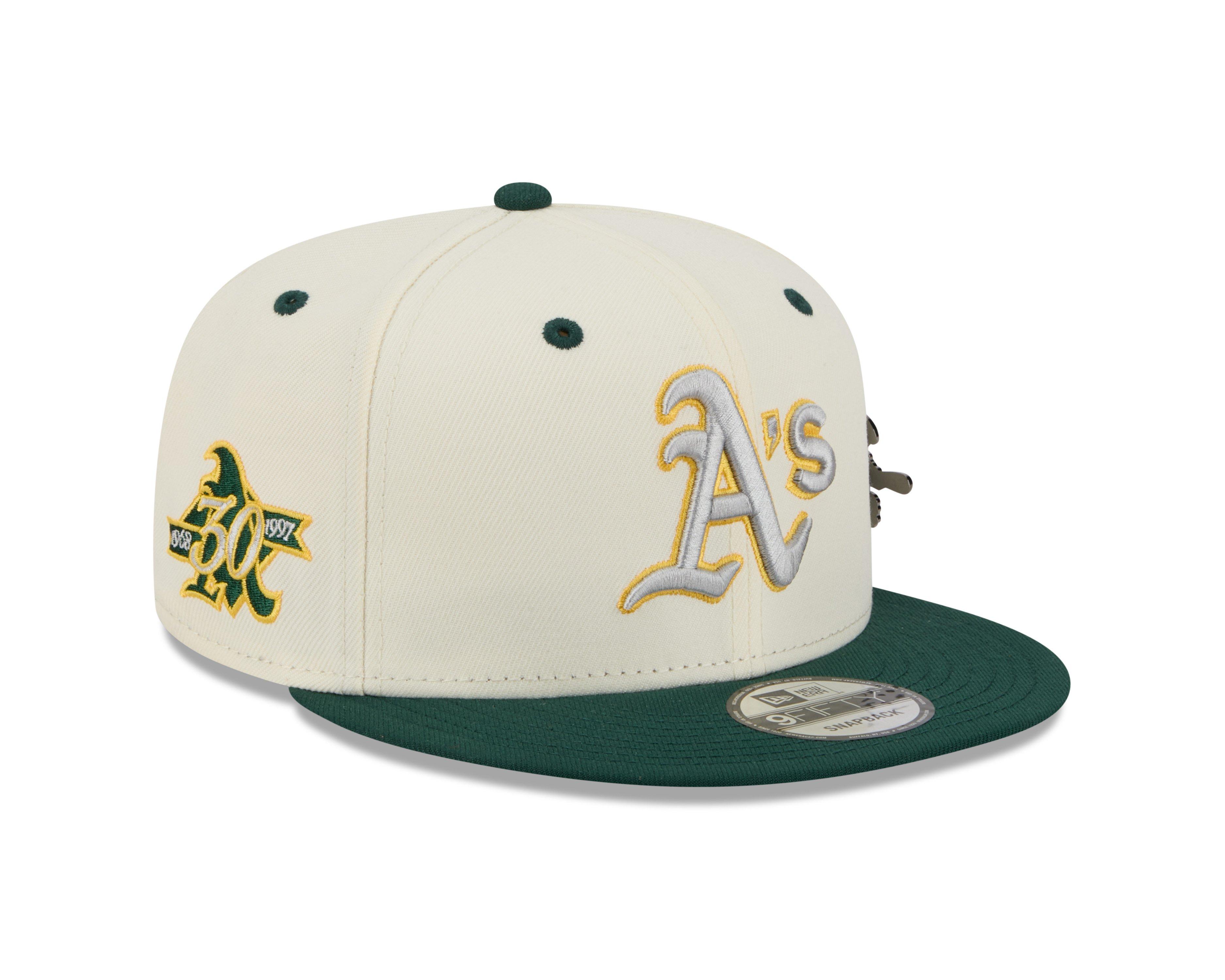 New Era Oakland Athletics 9FIFTY Mascot Pin Off-White Snapback Hat