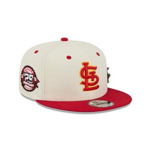 New Era St. Louis Cardinals 9FIFTY Mascot Pin Snapback Hat-Off-White