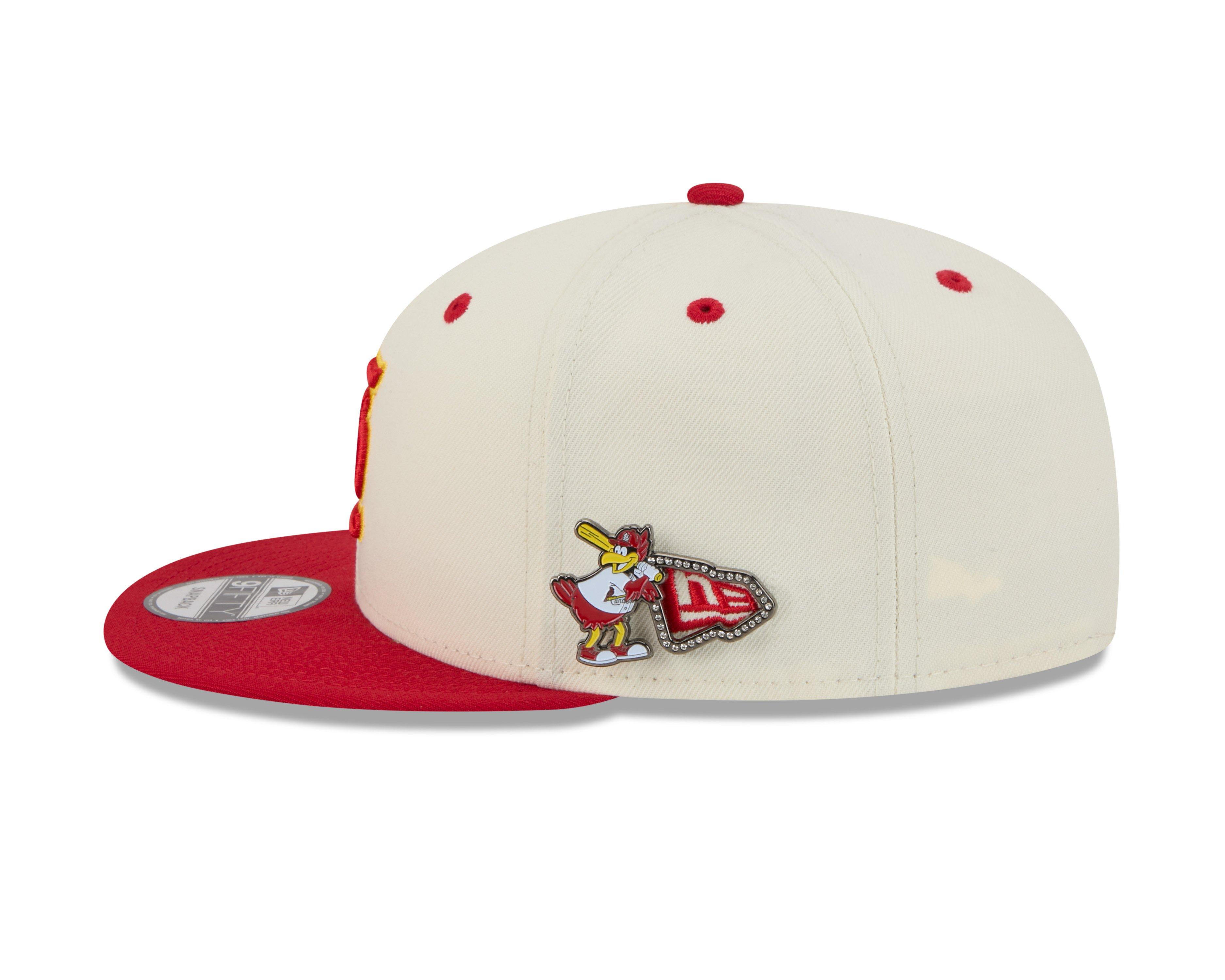 New Era St. Louis Cardinals 9FIFTY Mascot Pin Off-White Snapback Hat