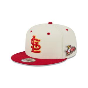 New Era St. Louis Cardinals 9FIFTY Mascot Pin Snapback Hat-Off-White