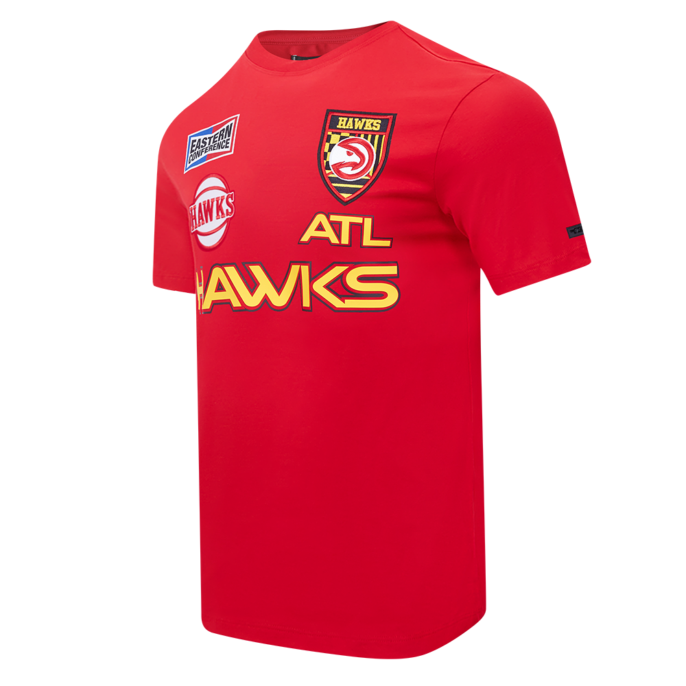 Pro Standard Atlanta Hawks Moto Sprint XIV Tee-Red - RED Thumbnail View 3