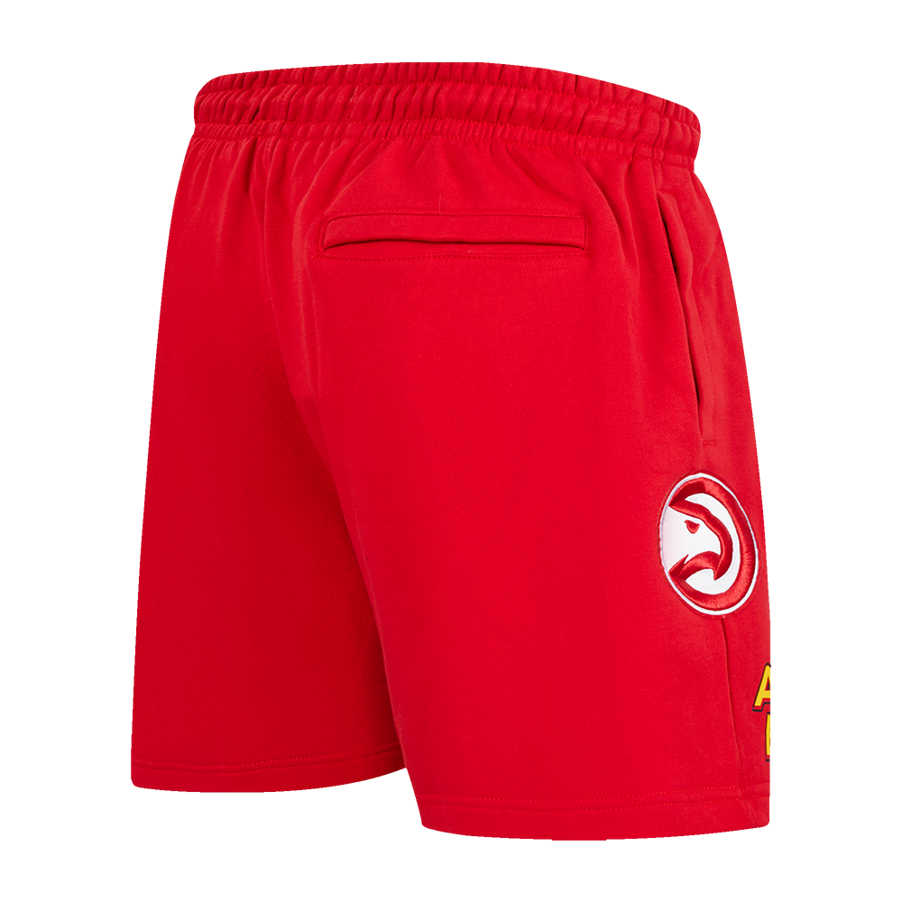 Pro Standard Atlanta Hawks Moto Sport XIV Shorts-Red - RED Thumbnail View 2
