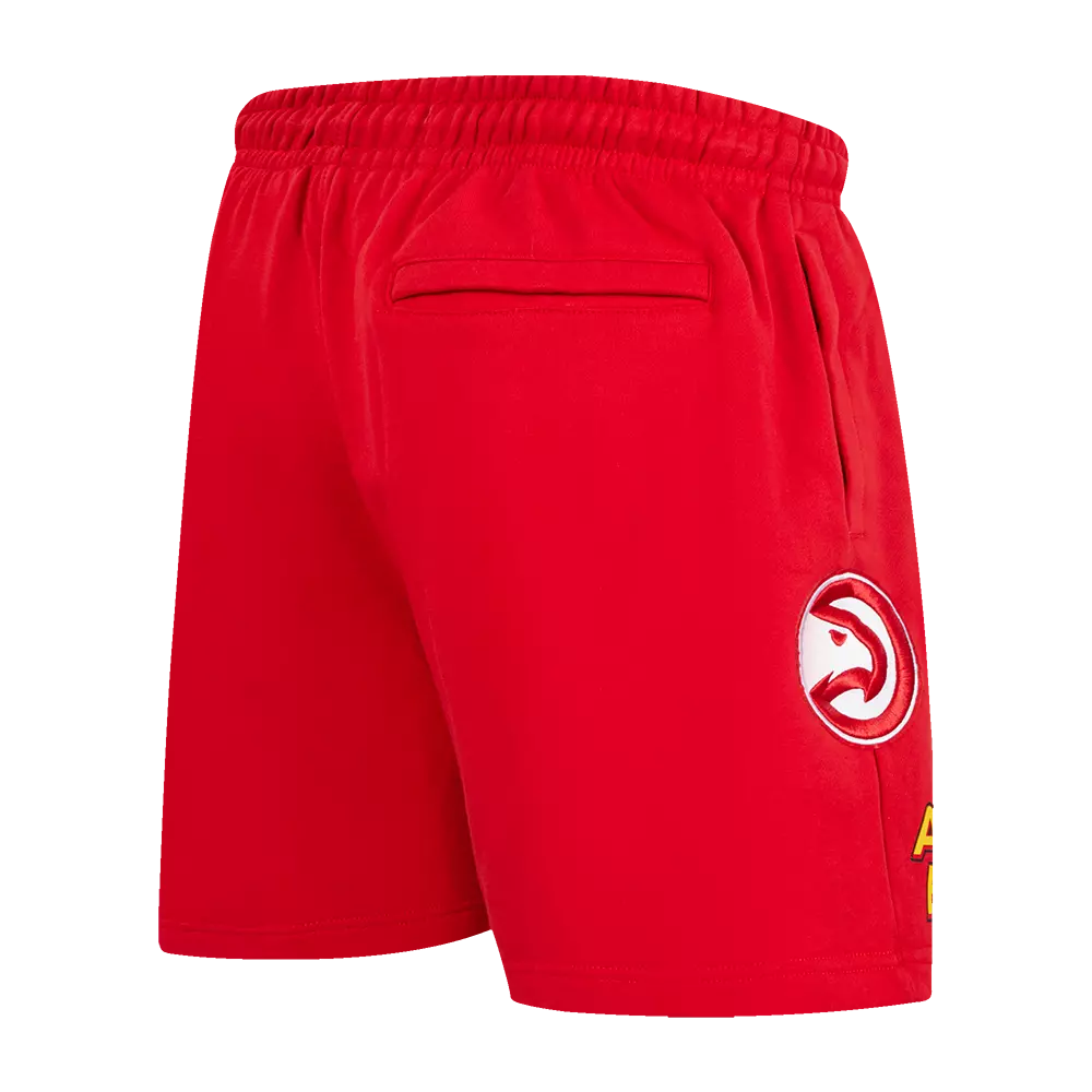 Pro Standard Atlanta Hawks Moto Sport XIV Shorts-Red - RED