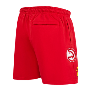 Pro Standard Atlanta Hawks Moto Sport XIV Shorts-Red