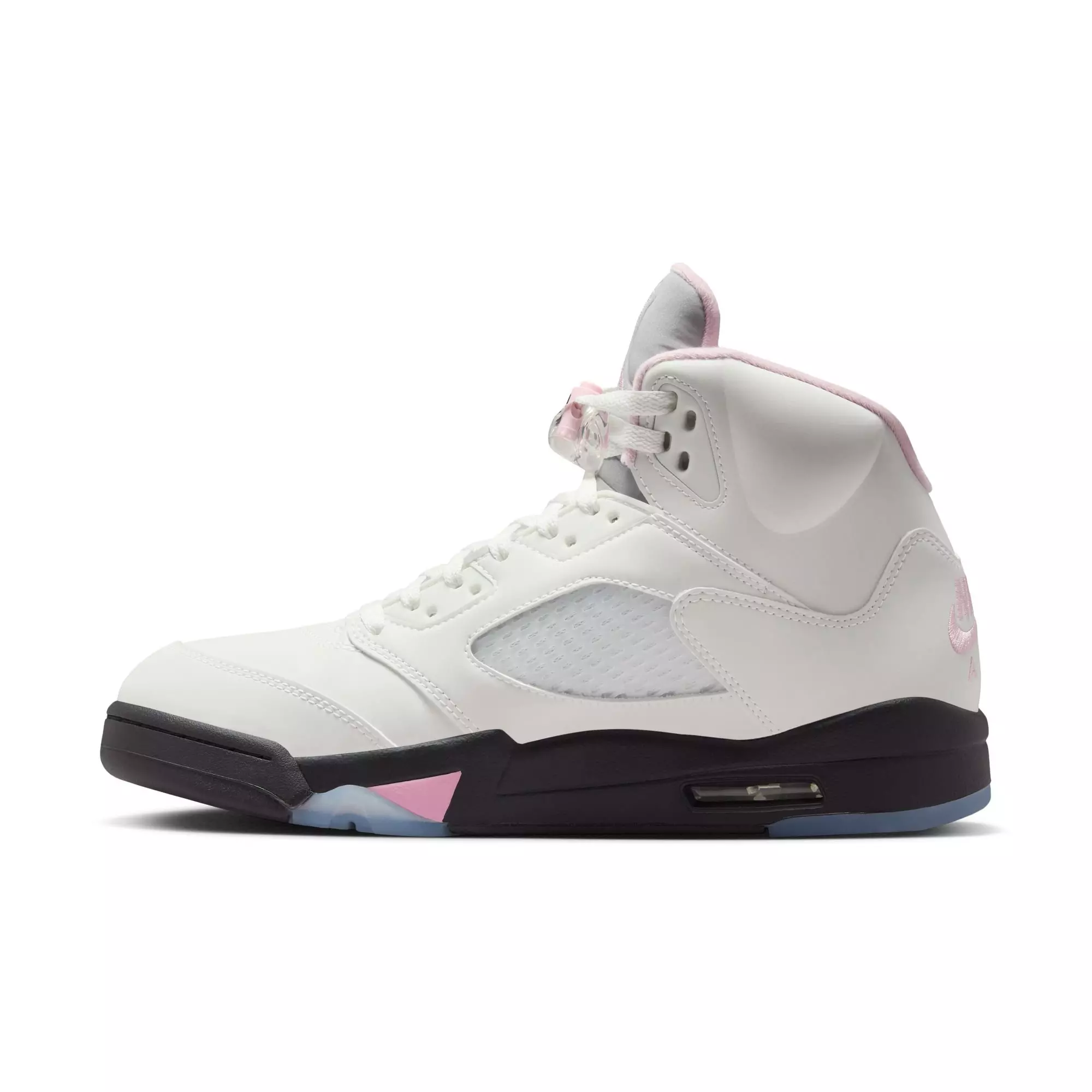 Jordan 5 Retro "Medium Soft Pink" Men's Shoe - WHITE/SOFT PINK/BLACK