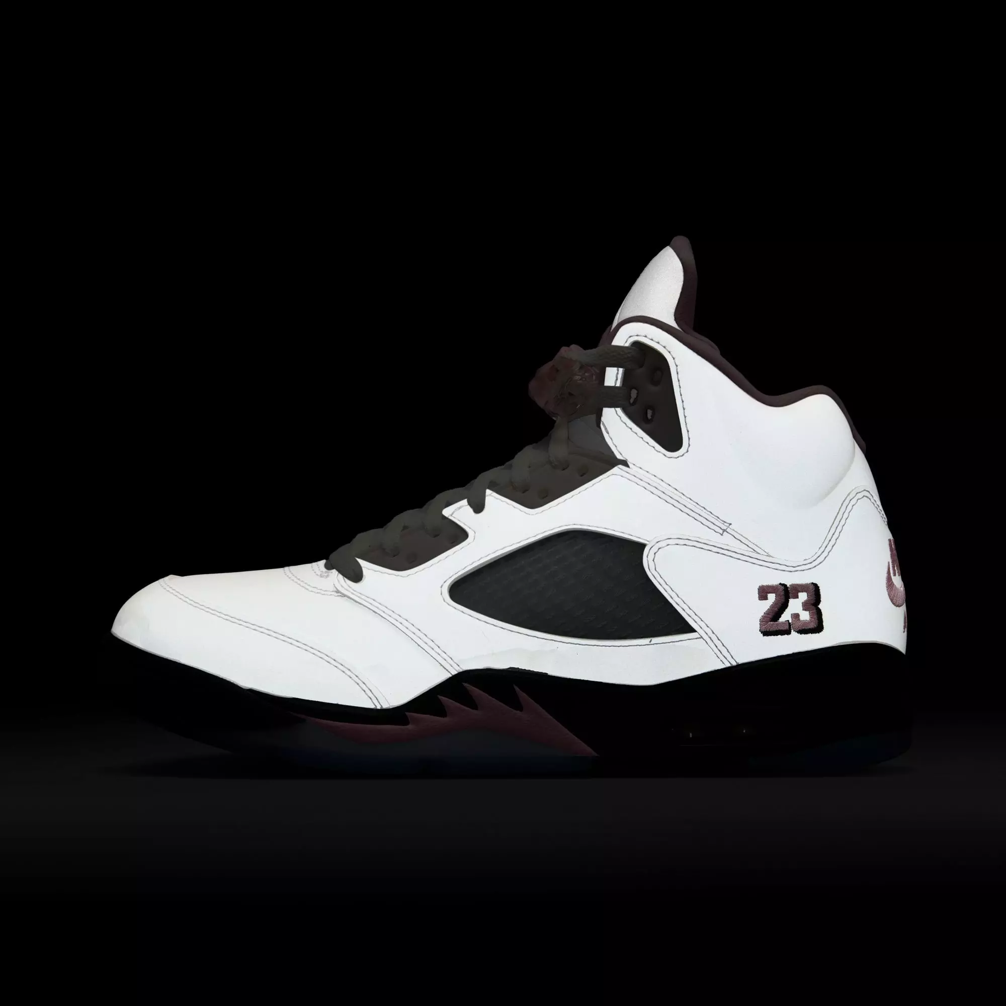 Jordan 5 Retro "Medium Soft Pink" Men's Shoe - WHITE/SOFT PINK/BLACK